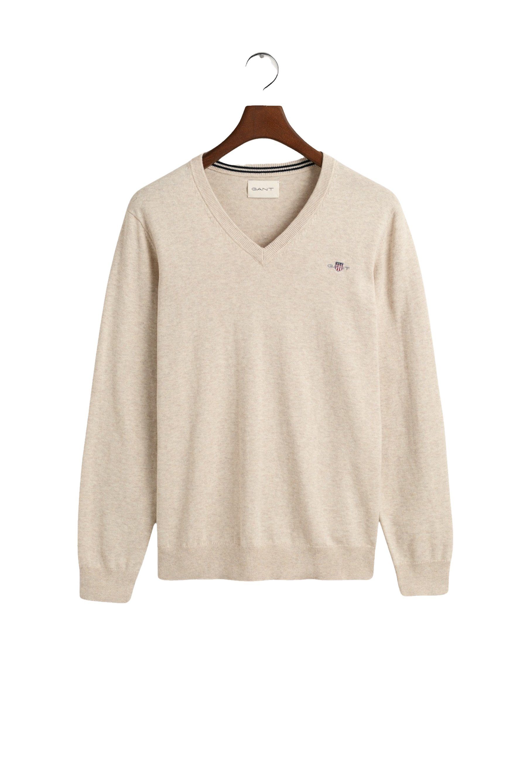 Gant Strickpullover Sweatshirt Classic Pullover ohne Kapuze (1-tlg)