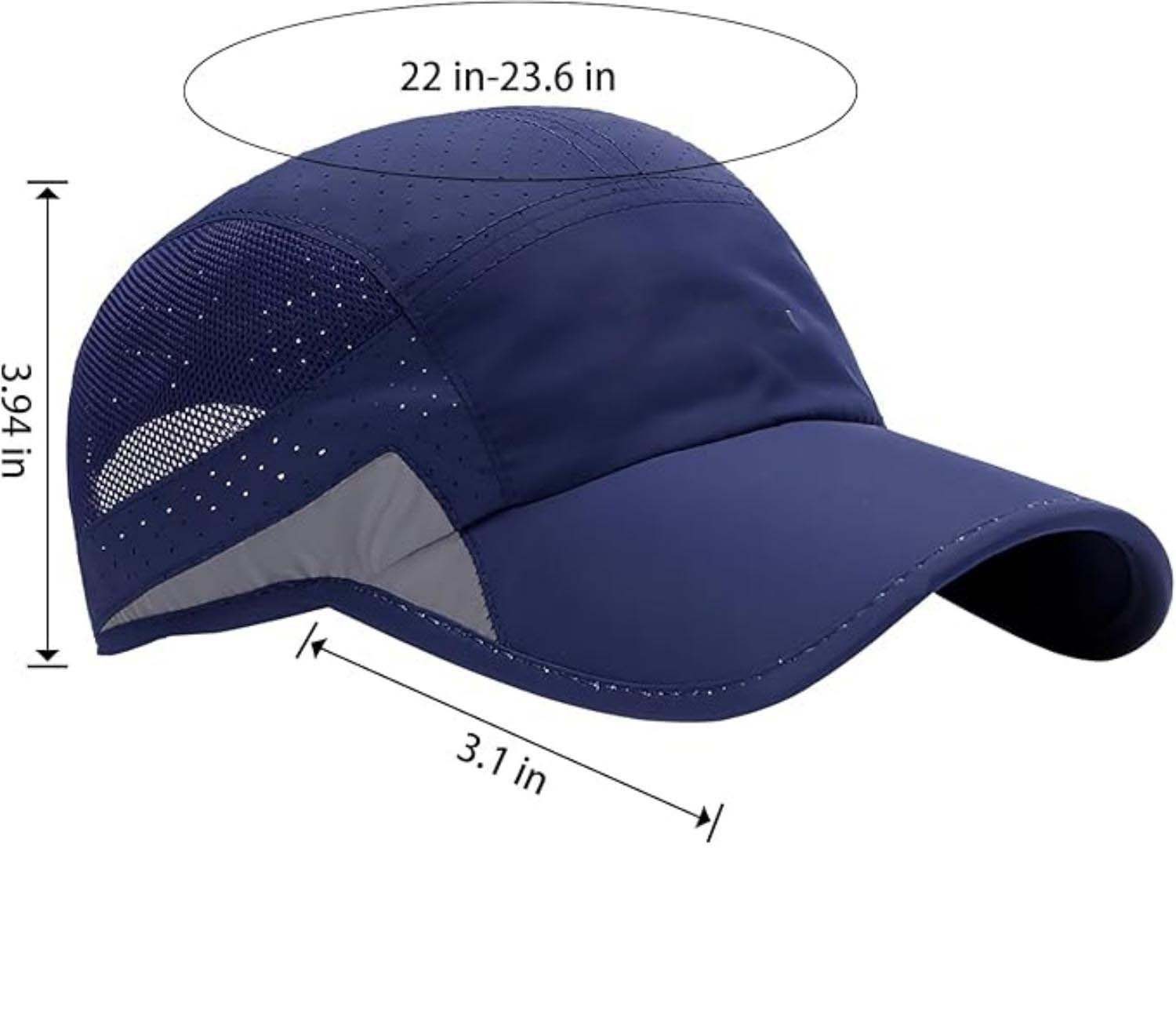 Bwecuy Baseball Cap Wasserdicht Basecap, Atmungsaktivem UV-Schutz Baseball Kappe