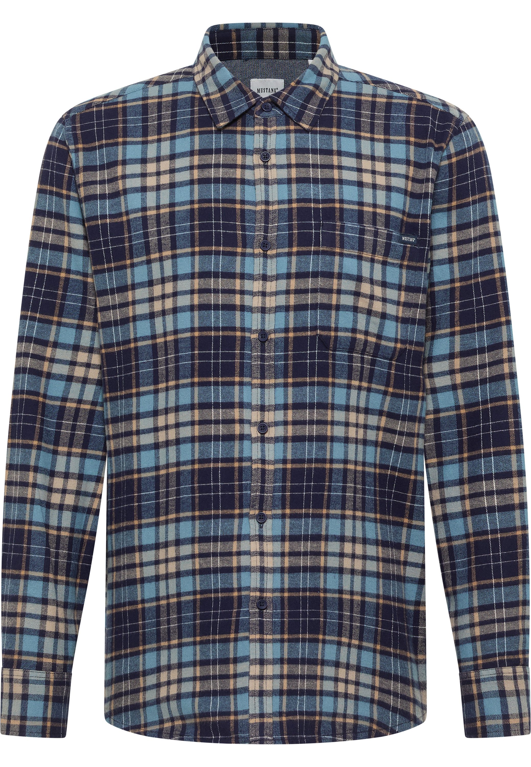 MUSTANG Langarmhemd Herren Style Eastbridge günstig online kaufen