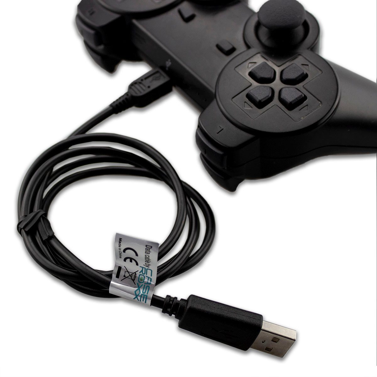 caseroxx Datenkabel für Sony Playstation 3 / PS3 USB-Kabel, Mini USB, USB (100 cm), Laden und Datenübertragung