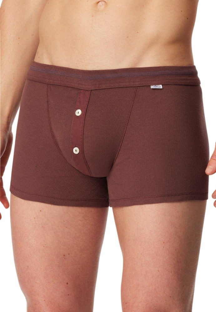 Schiesser Boxershorts Unterwäsche Revival Karl-Heinz havanna rot Herren - 1 Stück