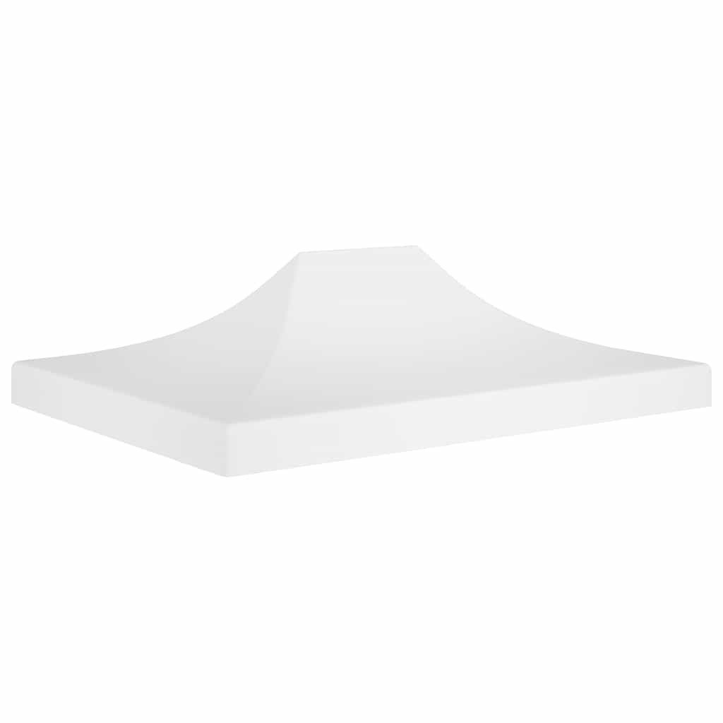 vidaXL Pavillon-Ersatzdach Partyzelt-Dach 4,5x3 m Weiß 270 g/m², 430 x 290 cm