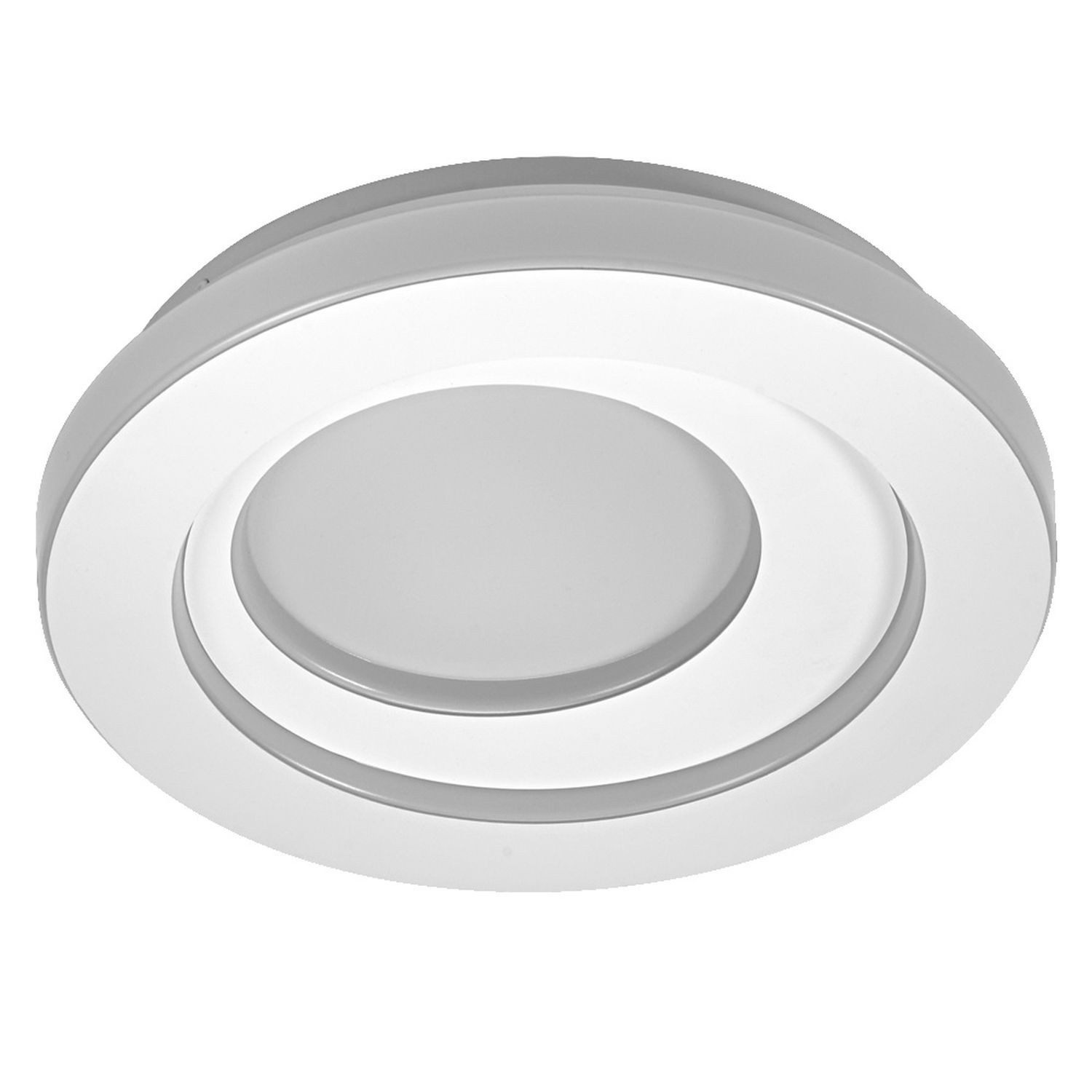 Licht-Erlebnisse Deckenleuchte KORESAD, LED fest integriert, Warmweiß, LED Ø 39 cm rund 3000 K 2000 lm Modern