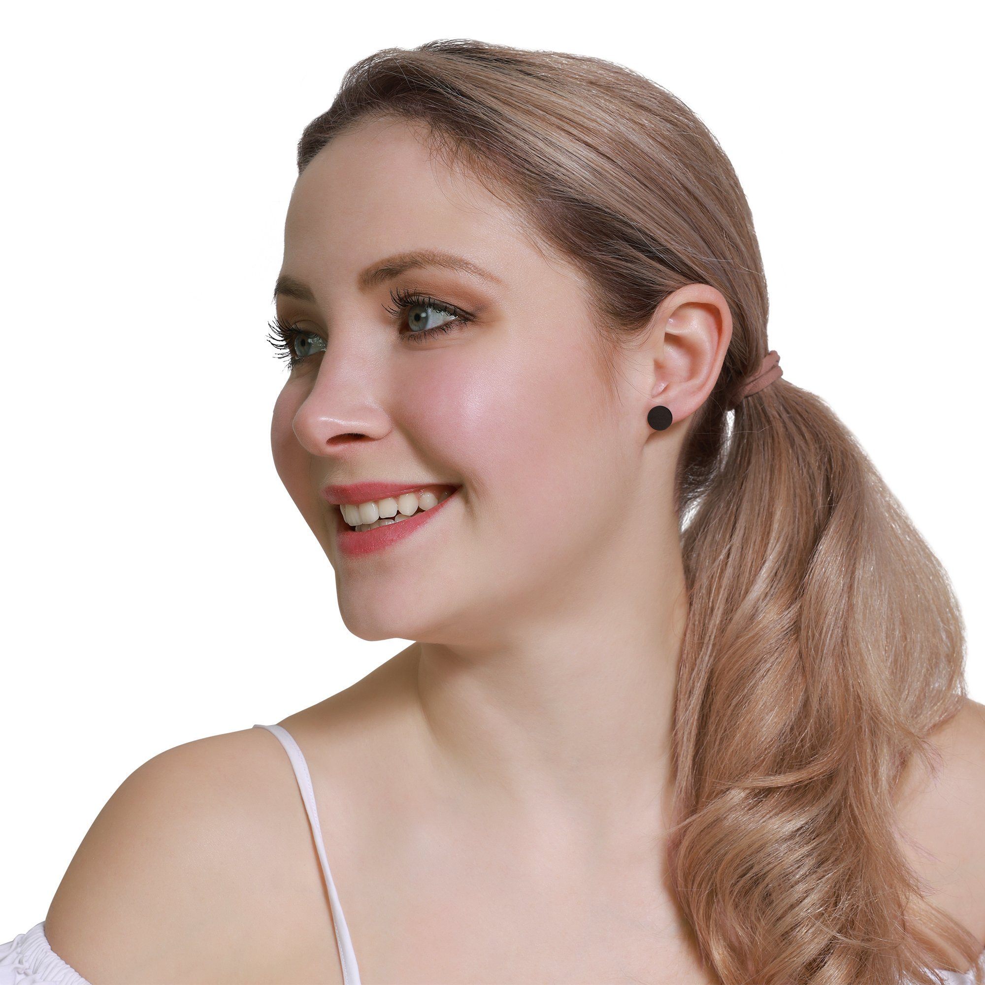 Heideman Paar Ohrstecker Lorelai schwarz (Ohrringe, inkl. Geschenkverpackun günstig online kaufen