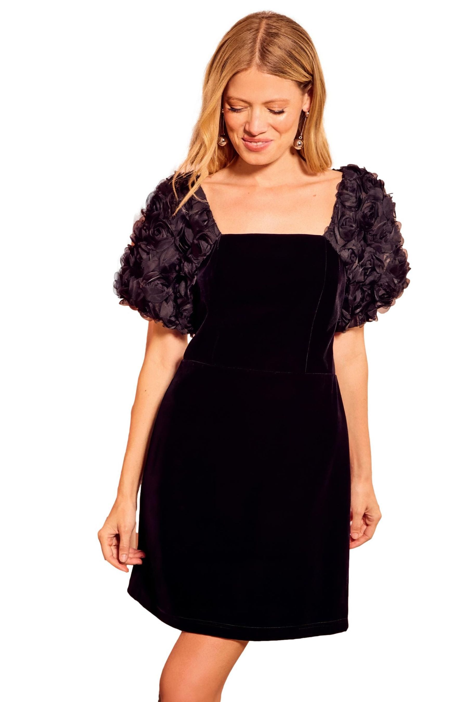 Love & Roses Samtkleid Love & Roses Samt-Minikleid (1-tlg) günstig online kaufen