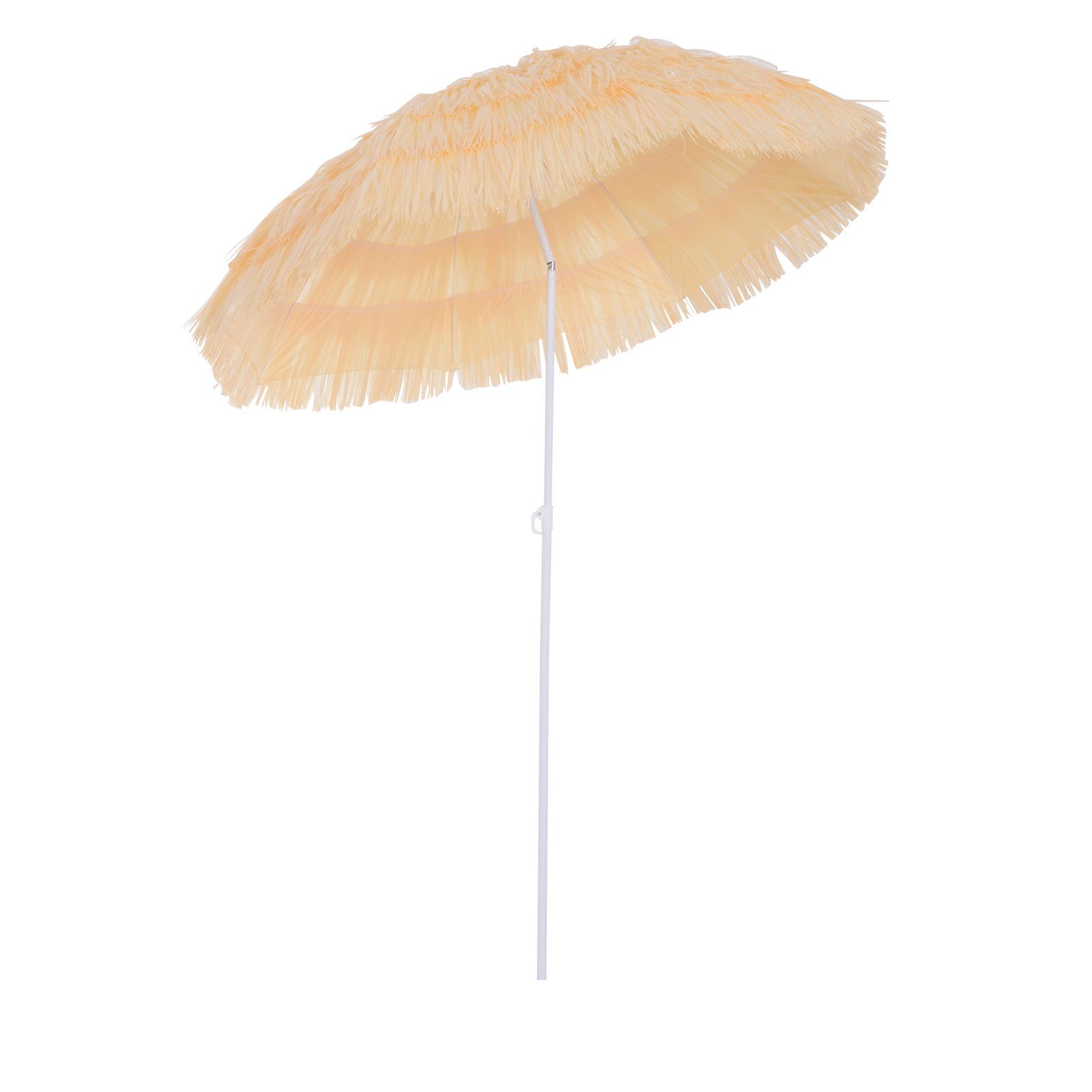 Outsunny Sonnenschirm Partyschirm, Gartenschirm in verschiedenen Farben, LxB: 160x160 cm, Strandschirm, Hawaiischirm, Ø160 x 190cm