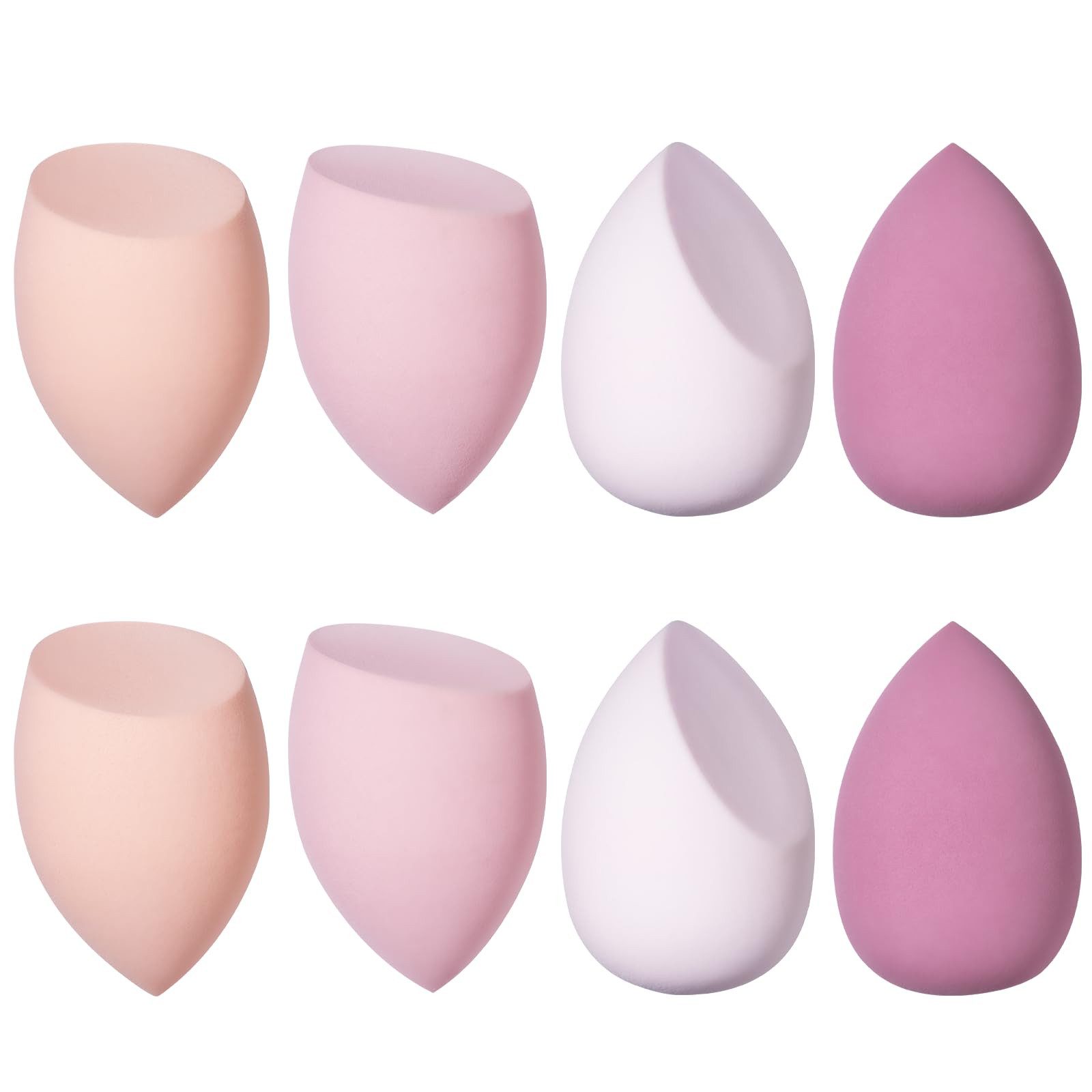 YI Make-up Schwamm Make-up Schwamm 8Pcs Make-up Schwamm Foundation Blending Beauty Sponge