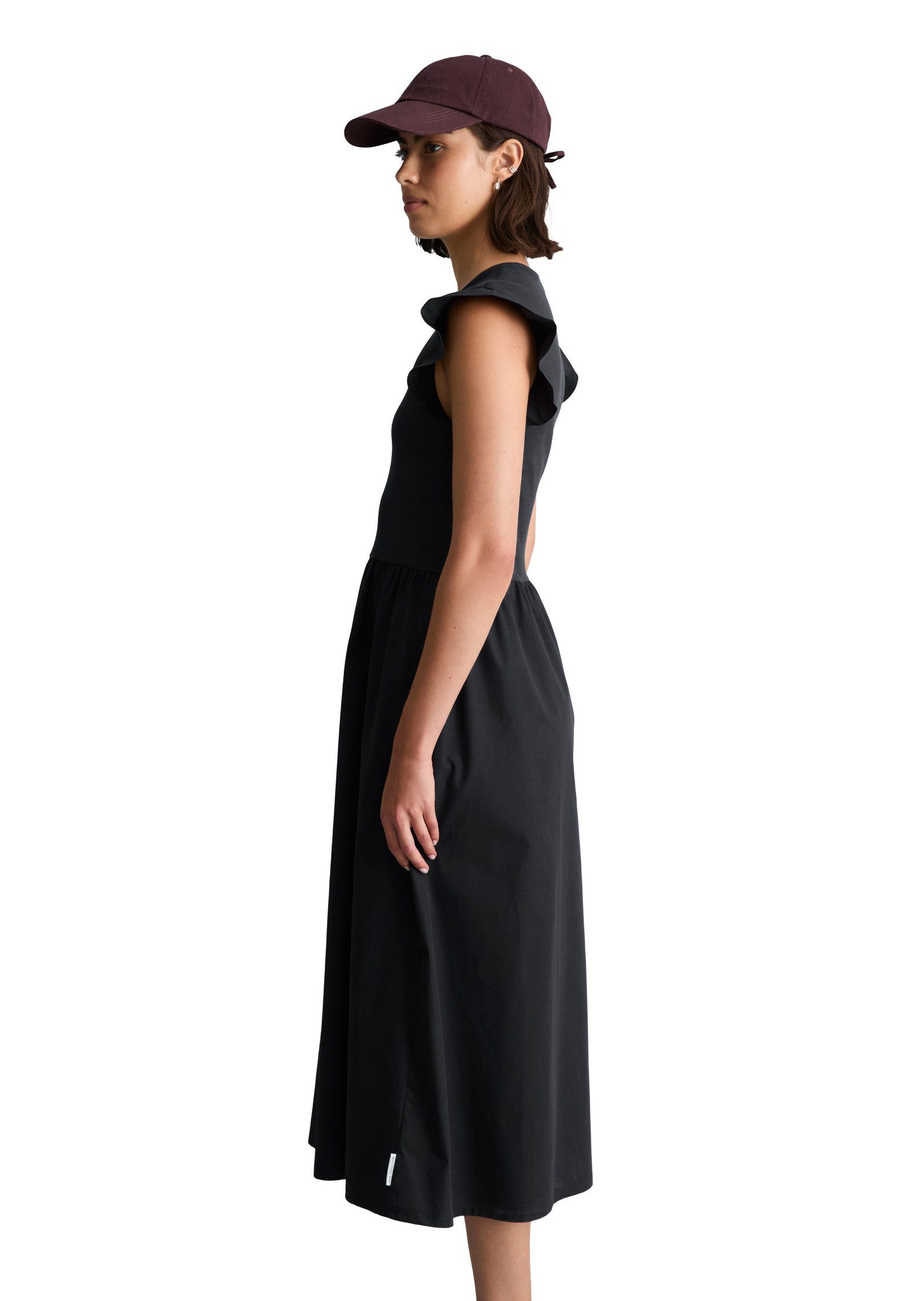Marc O'Polo DENIM Jerseykleid mit Baumwoll-Popelinerock – Bild 2 von 5