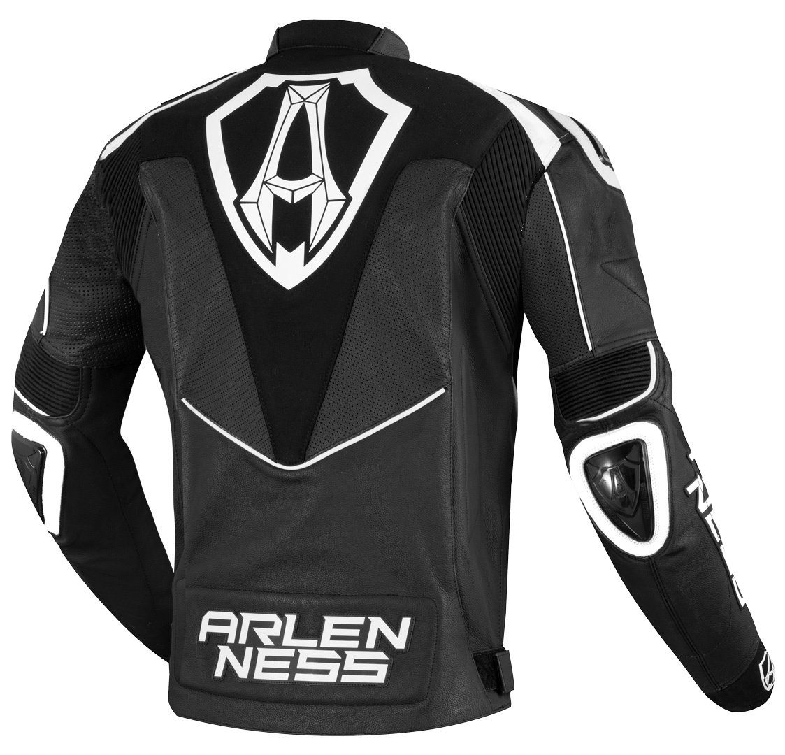 Arlen Ness Motorradjacke Sugello Motorrad Lederjacke Atmungsaktiv reißverschluss