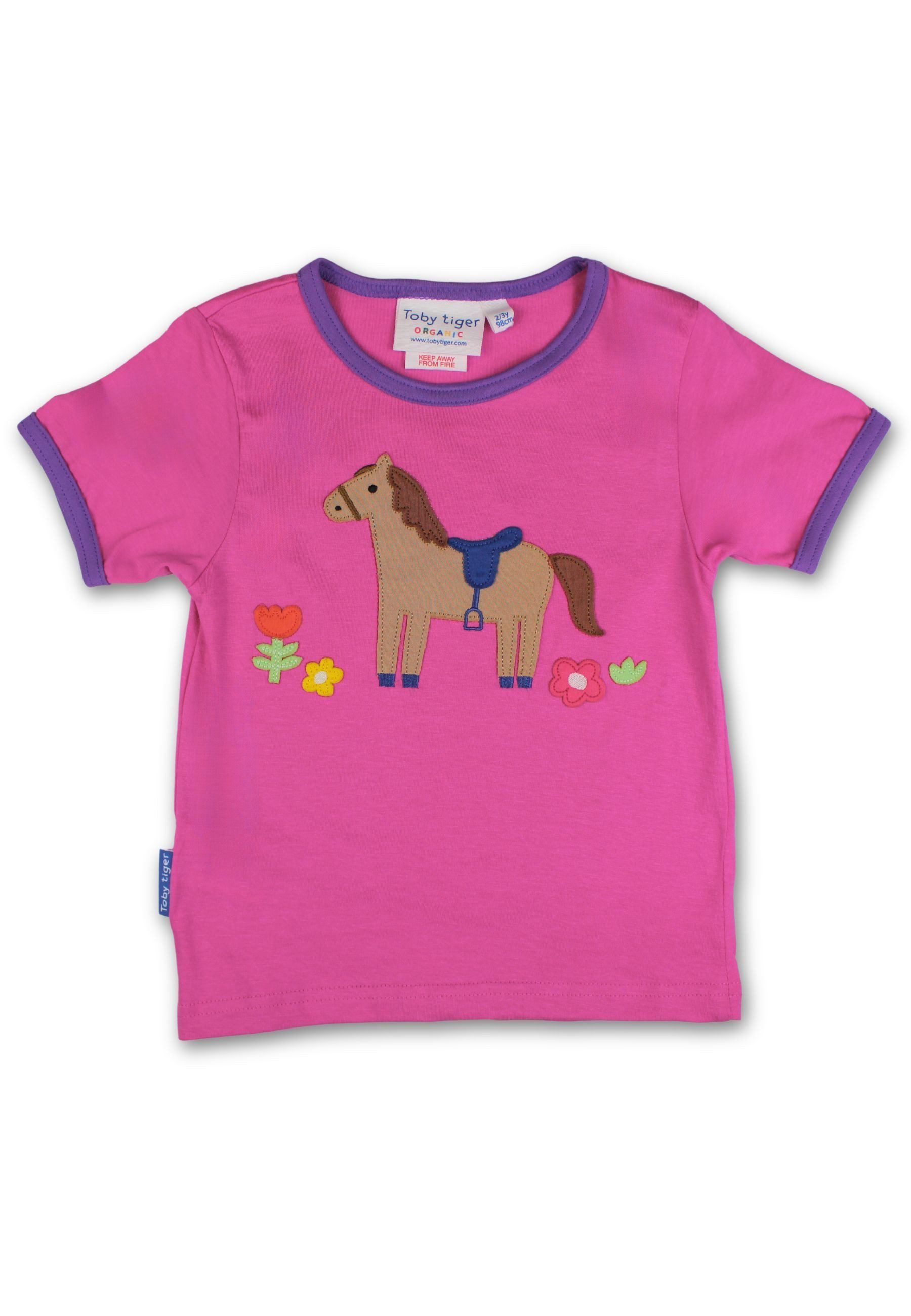 T-Shirt T-Shirt mit Pferde Applikation