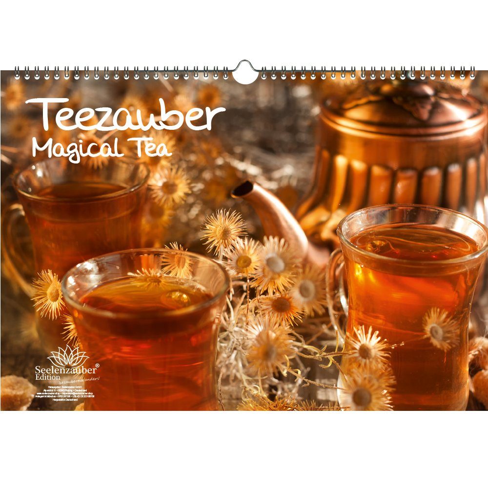 Seelenzauber ewige Kalender Teezauber DIN A3 - Immerwährender Kalender 