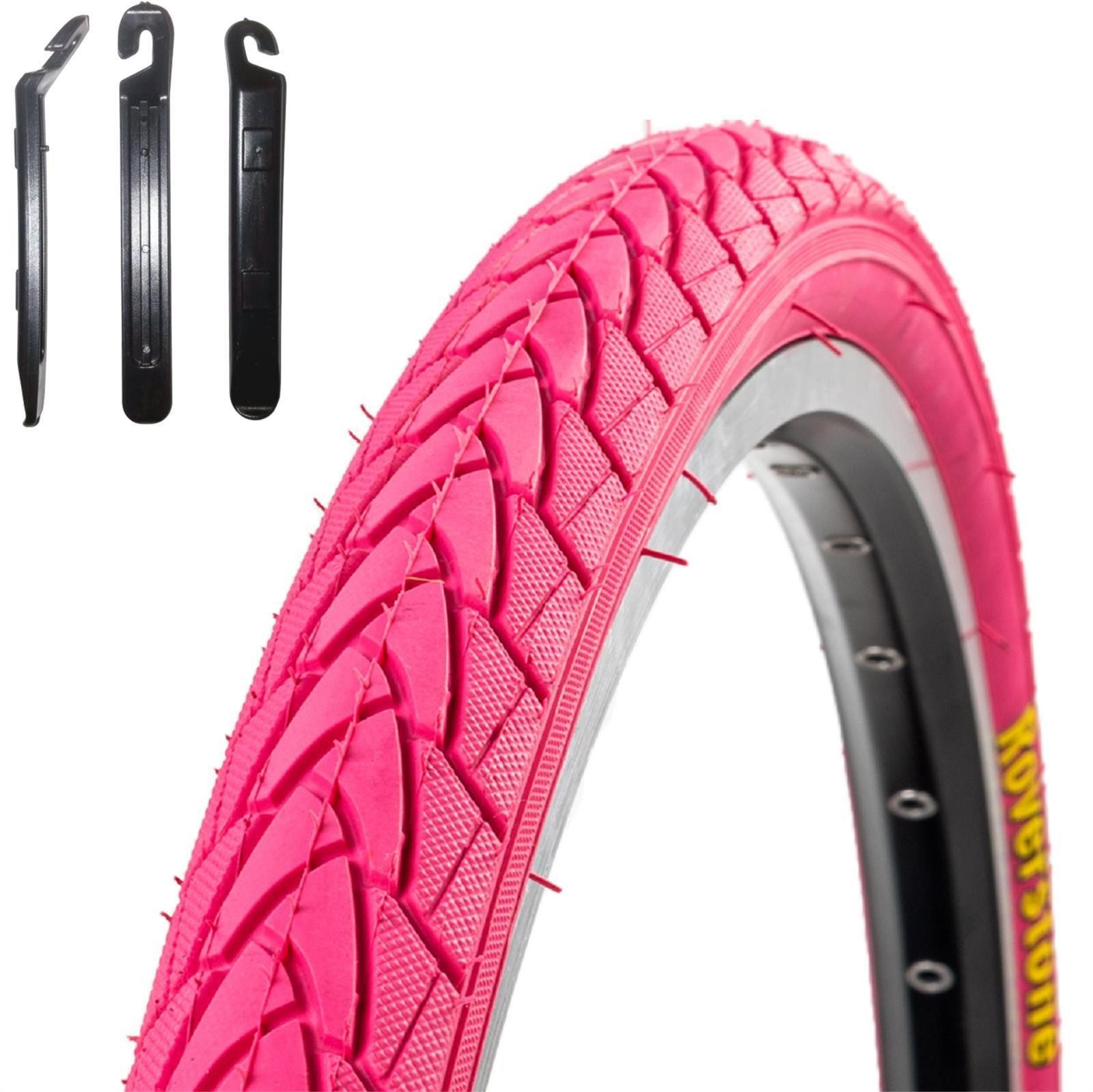 maxxi4you Fahrradreifen 1 x Roverstone Fahrradreifen 28 x 1,40 (37-622) Rosa inkl. Reifenheber