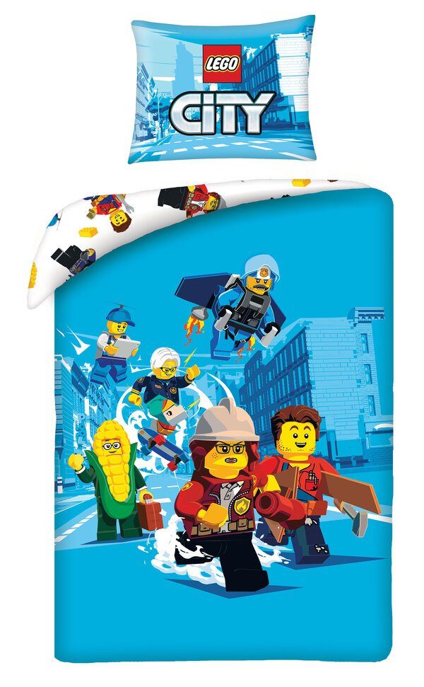 Kinderbettwäsche Lego City Kinderbettwäsche 140 x 200 cm, LEGO®
