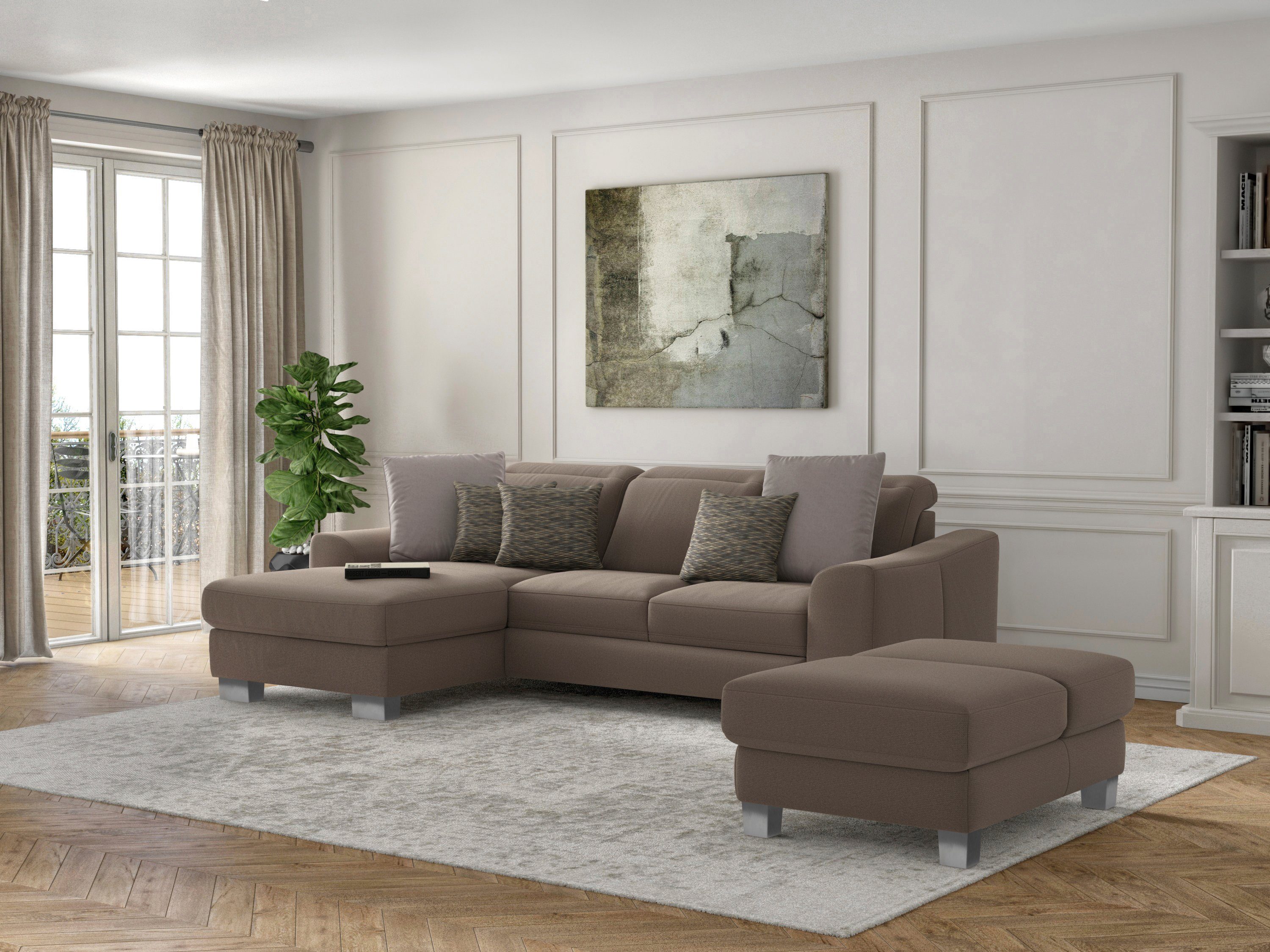 sit&more Ecksofa Dundee L-Form, mit Federkern günstig online kaufen