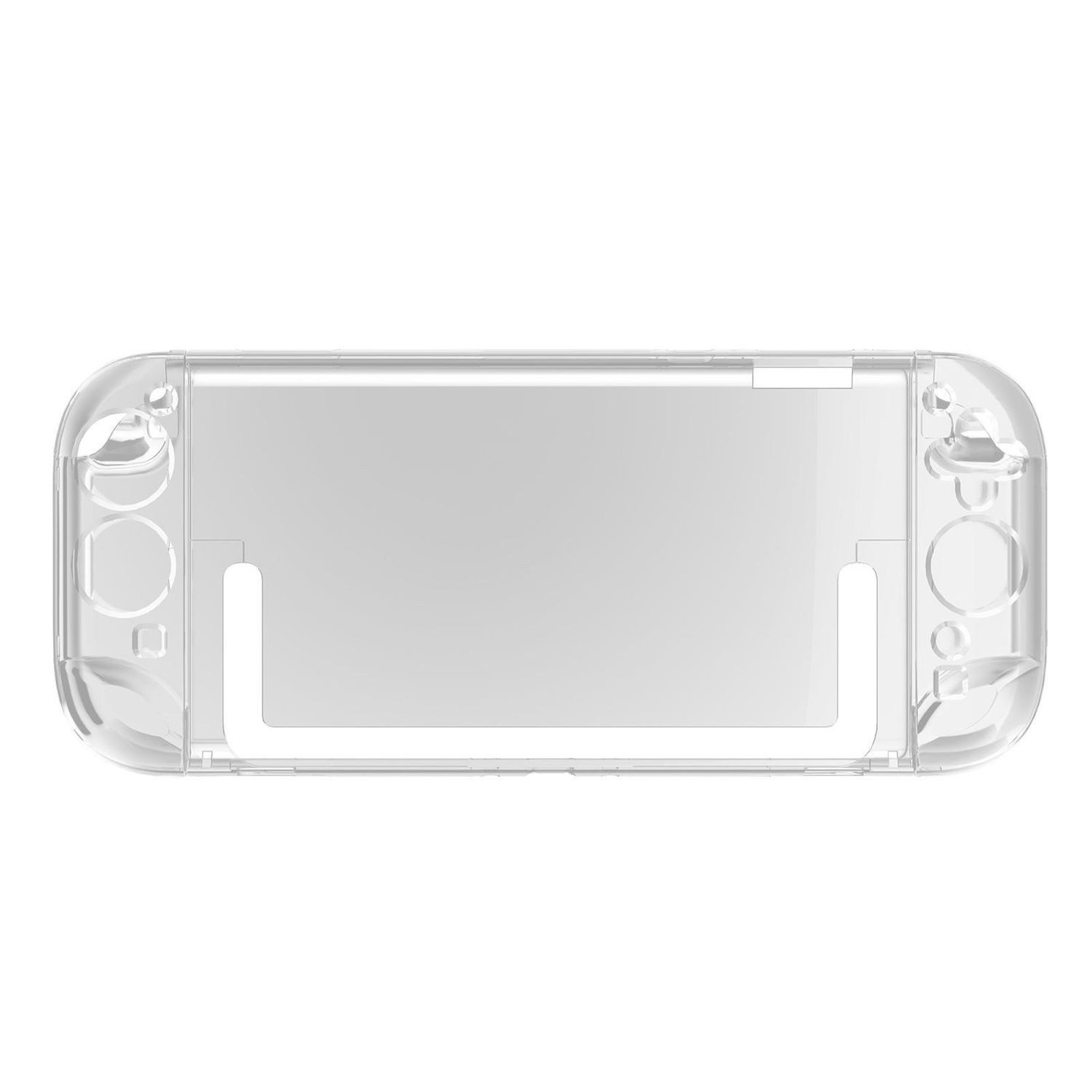 Wigento Handyhülle Für Nintendo Switch 2 Split Gamepad Kunststoff Hülle Transparent, Split-Hülle mit TV-Dock-Kompatibilität