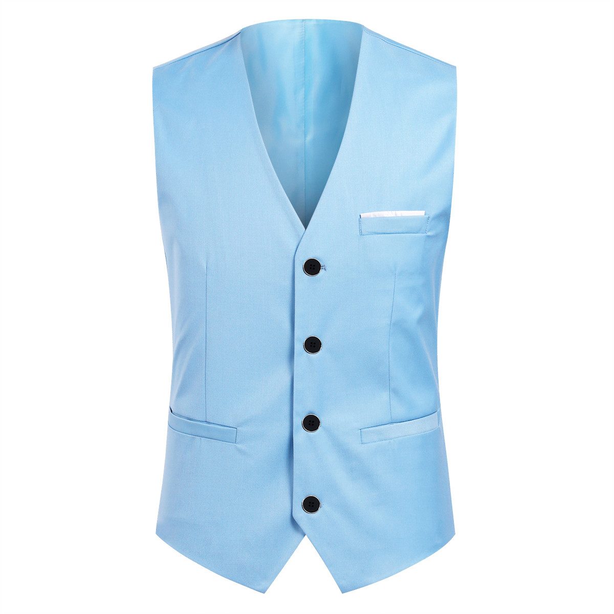 Allthemen Anzug (3 tlg) Herren Slim Fit Anzug Elegantes Anzugset für Business