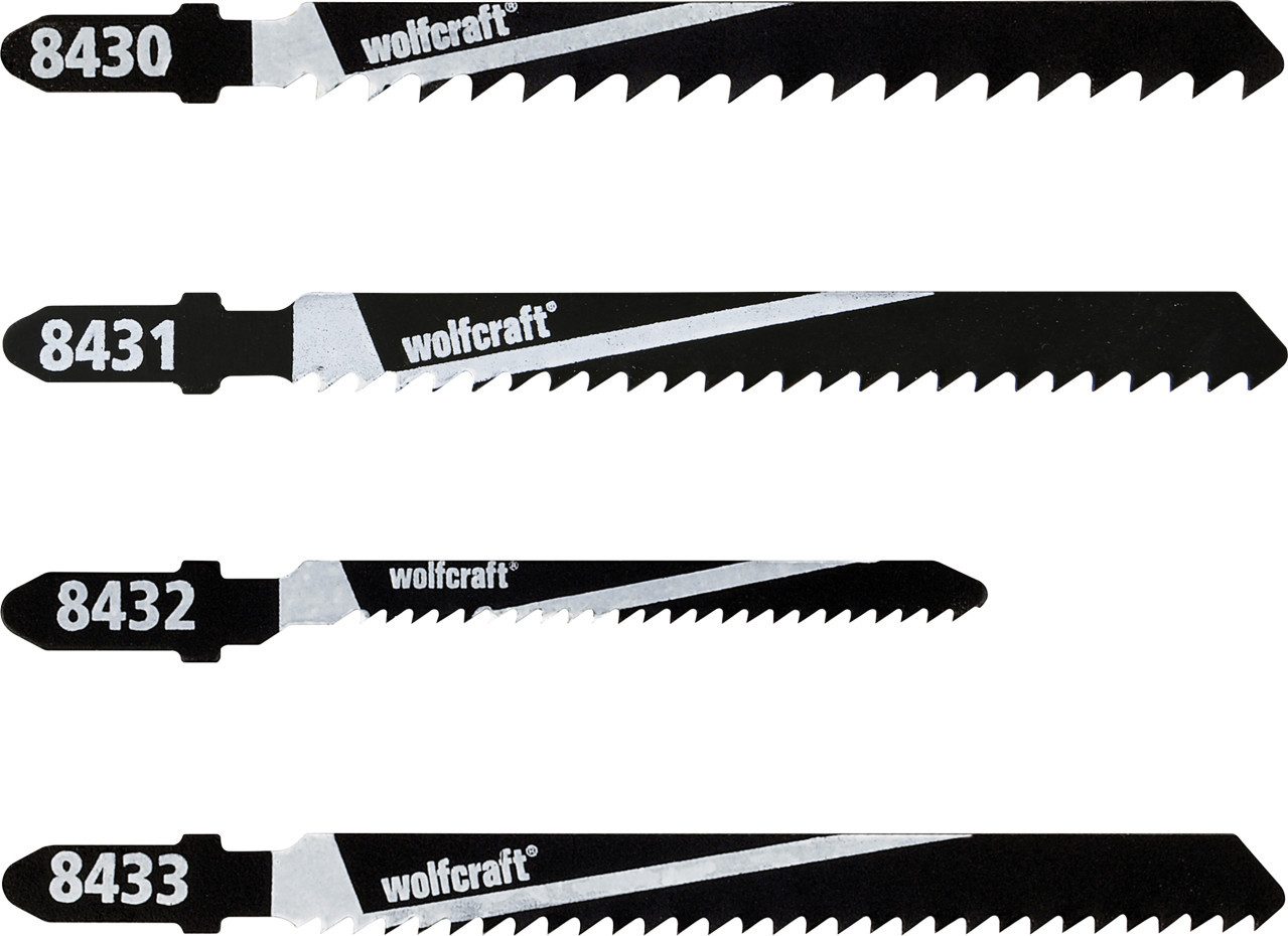Wolfcraft Stichsägeblatt Wolfcraft Полотна для лобзика-Set 8430000 10 Stück