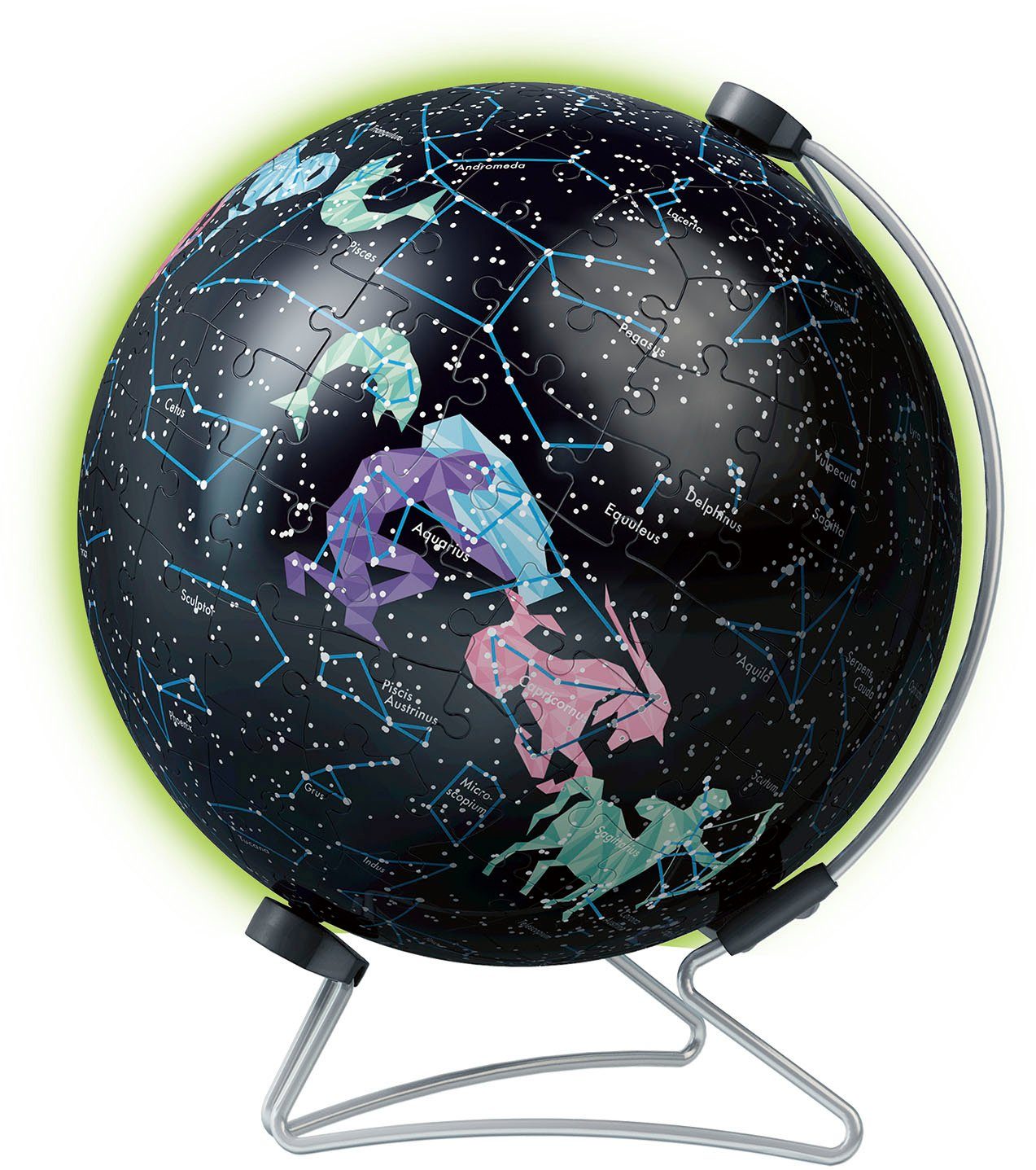 Ravensburger 3D-Puzzle Glow In The Dark - Sternenglobus, 190 Puzzleteile, M günstig online kaufen