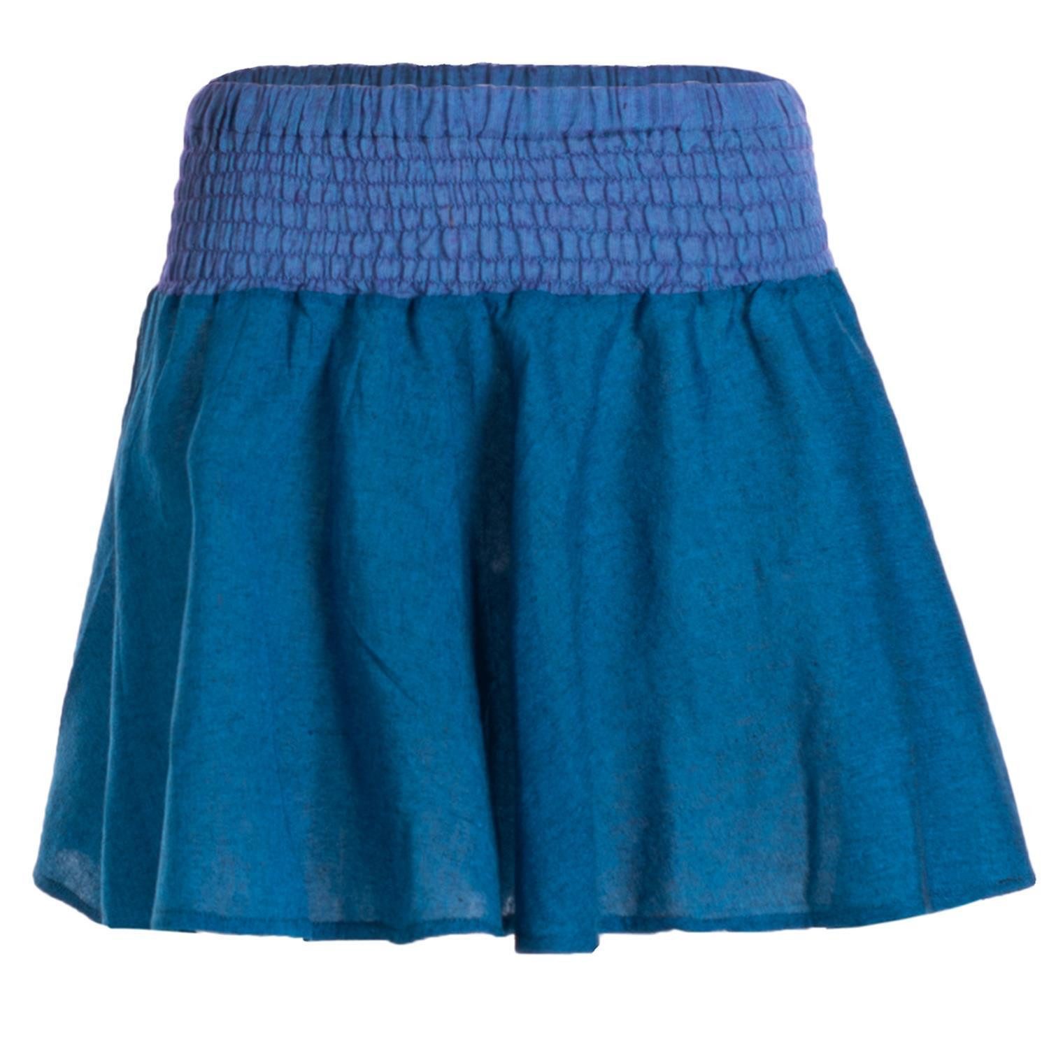 Vishes Minirock Damen Mini-Rock Baumwolle Casual günstig online kaufen