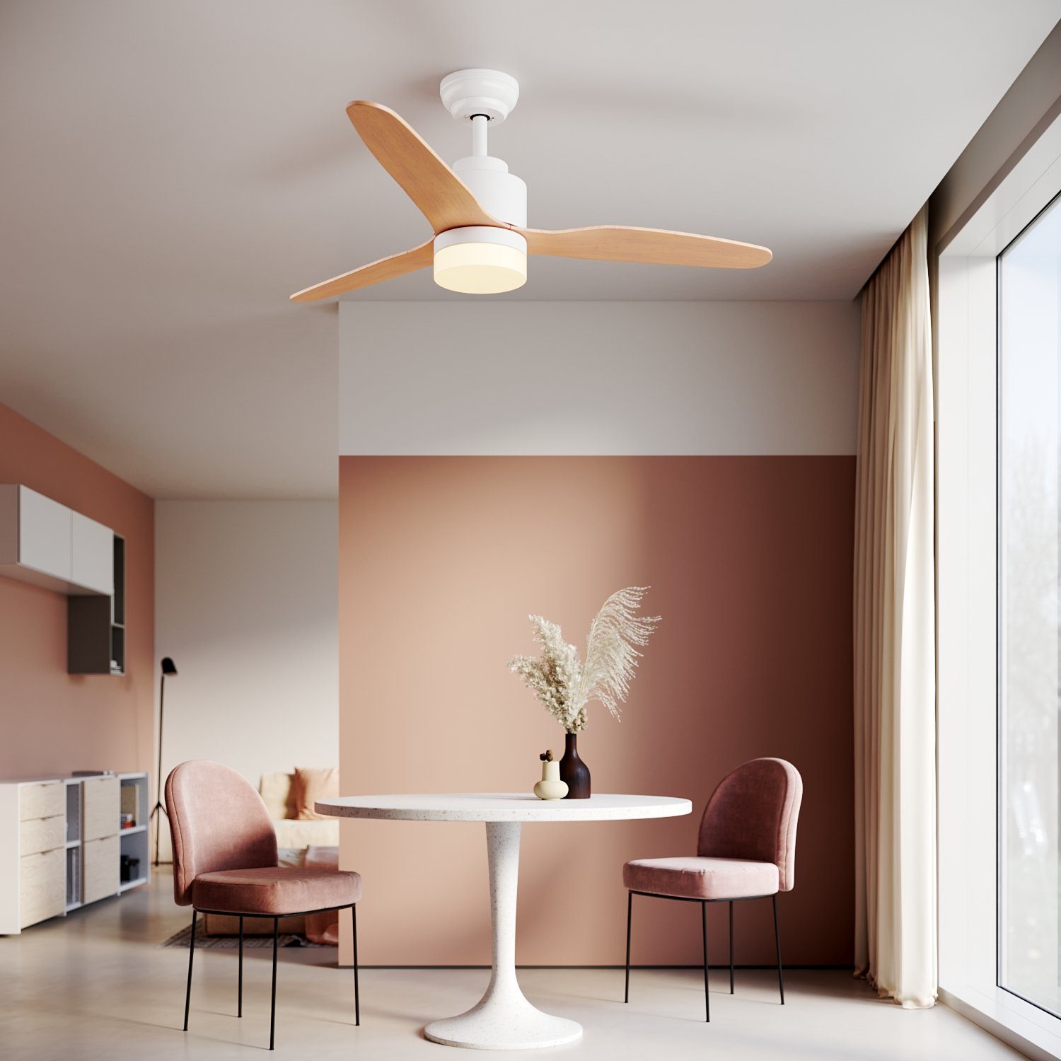 SONNI Deckenventilator Deckenventilator, mit Licht und günstig online kaufen