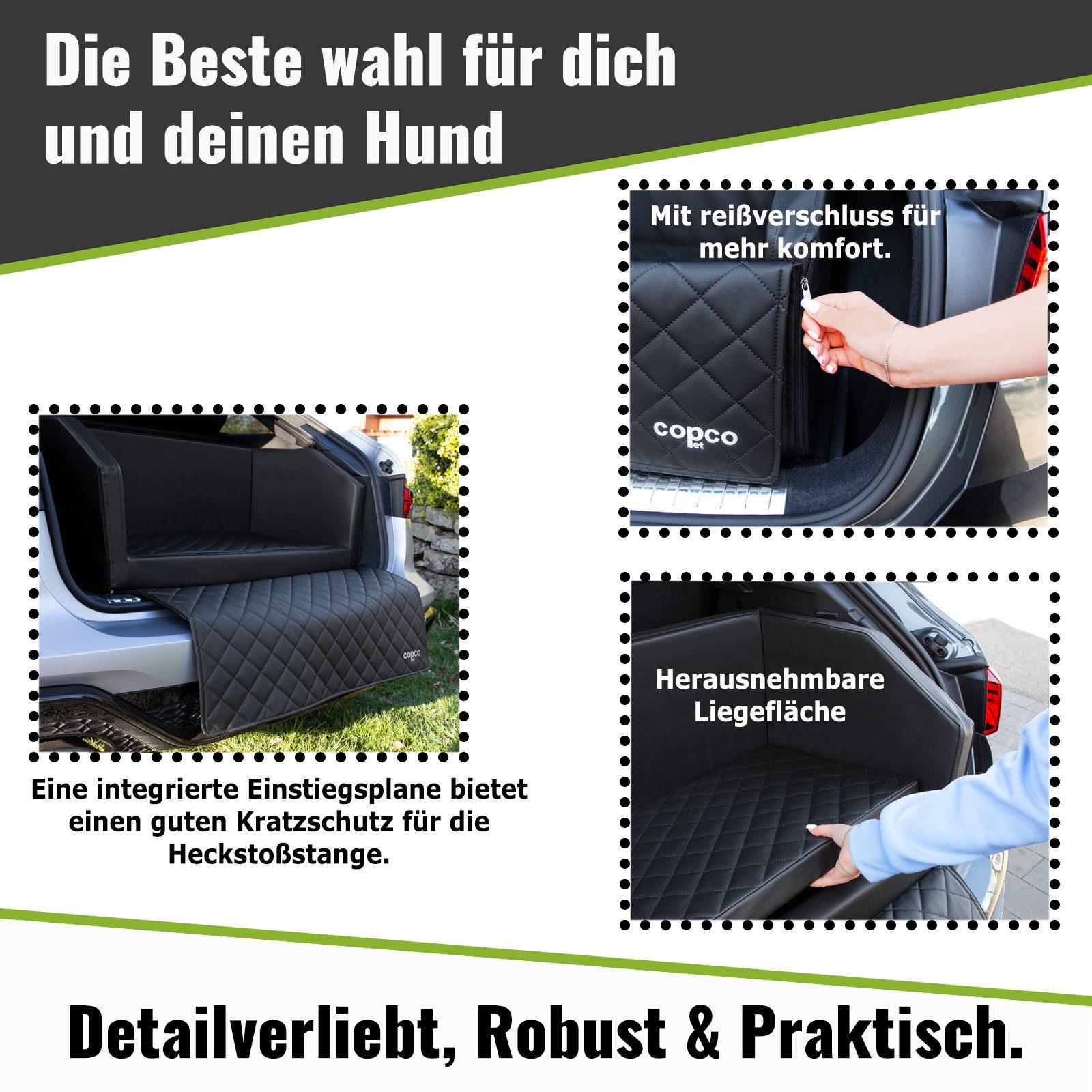 CopcoPet Tier-Autobett Travel Bed Hunde Reisebett günstig online kaufen