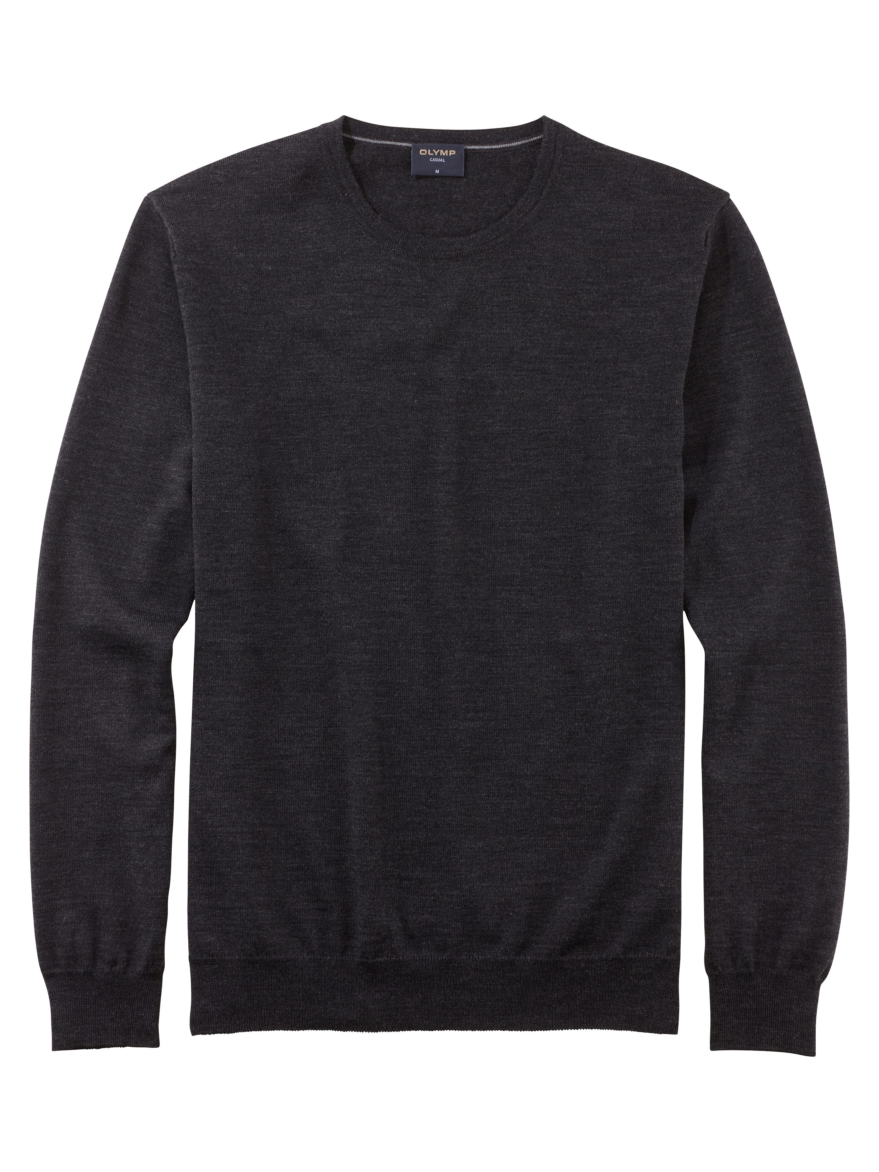 Rundhalspullover OLYMP Strick Casual