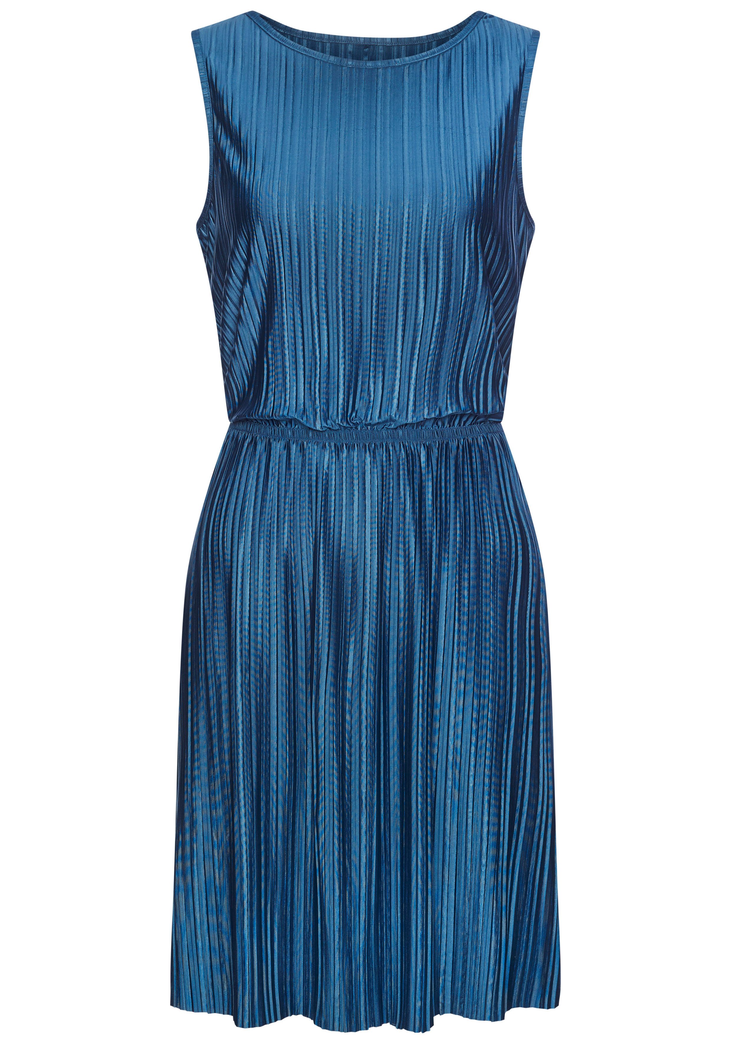 LASCANA Plisseekleid aus schimmernder Ware Partykleid, festliches Sommerkleid, Cocktailkleid. € 49,99
