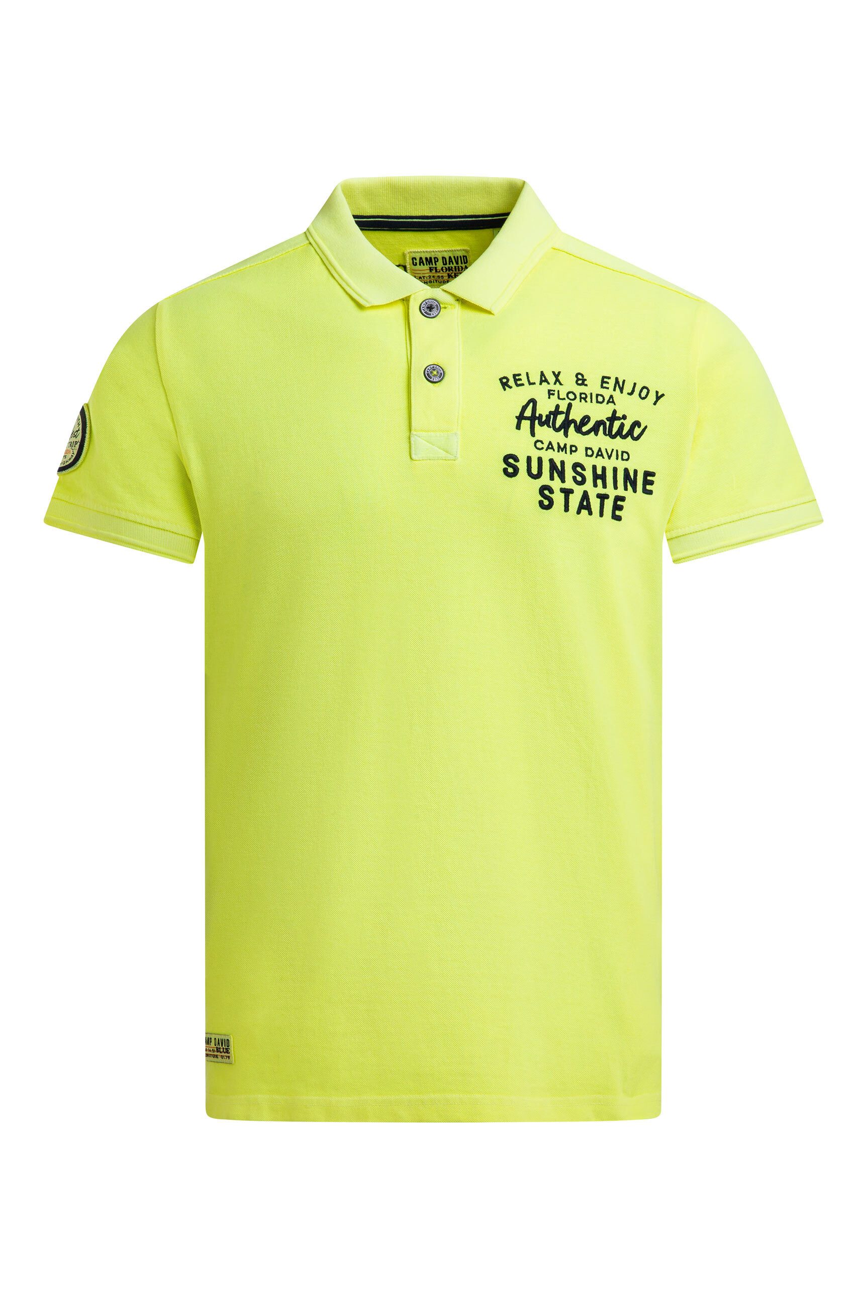 CAMP DAVID Poloshirt aus Baumwolle