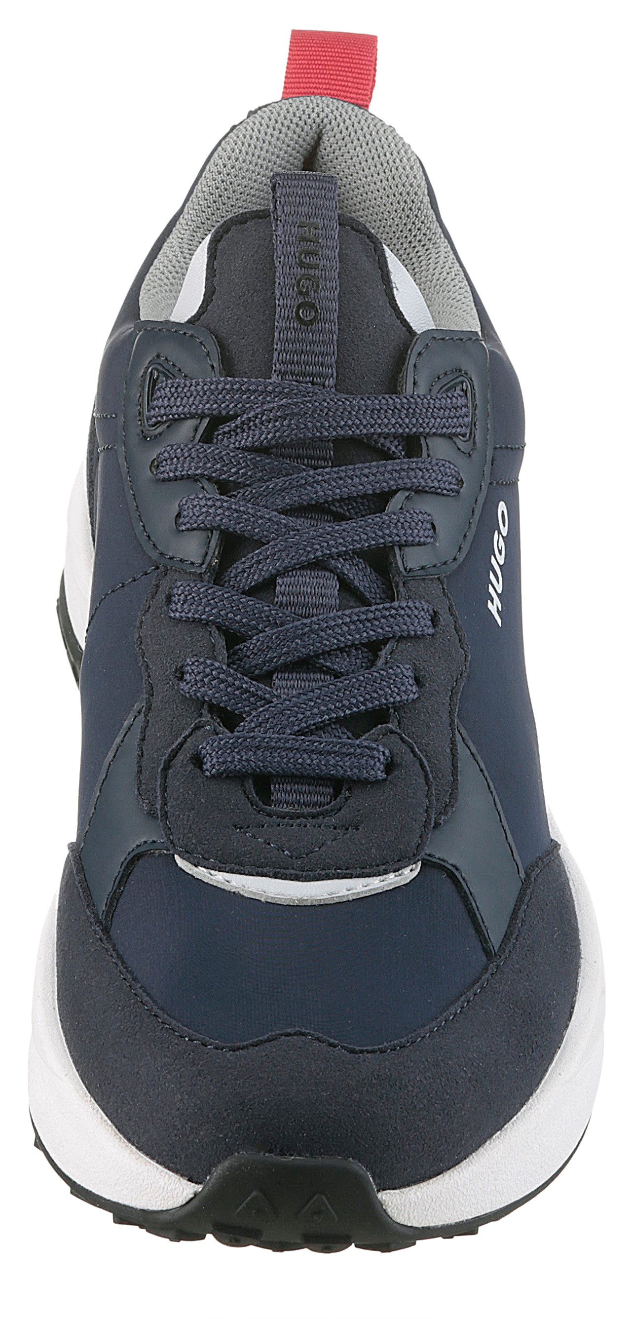 HUGO Kane_Runn Sneaker, Halbschuh, Freizeitschuh, Outdoorsneaker im Material-Mix