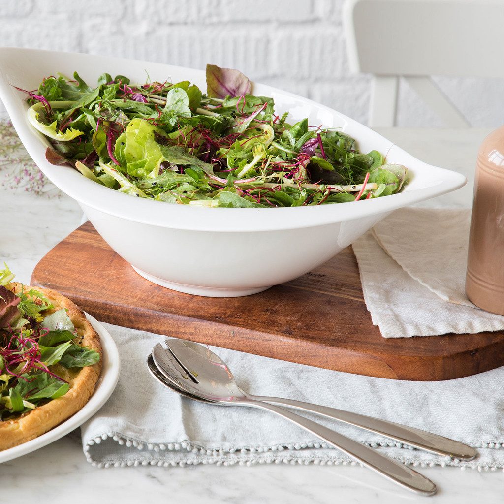 Villeroy & Boch Salatbesteck Daily Line Salatbesteck 2tlg. 250mm (Set, 2-tlg), Edelstahl, 2 Stck, spülmaschinenfest