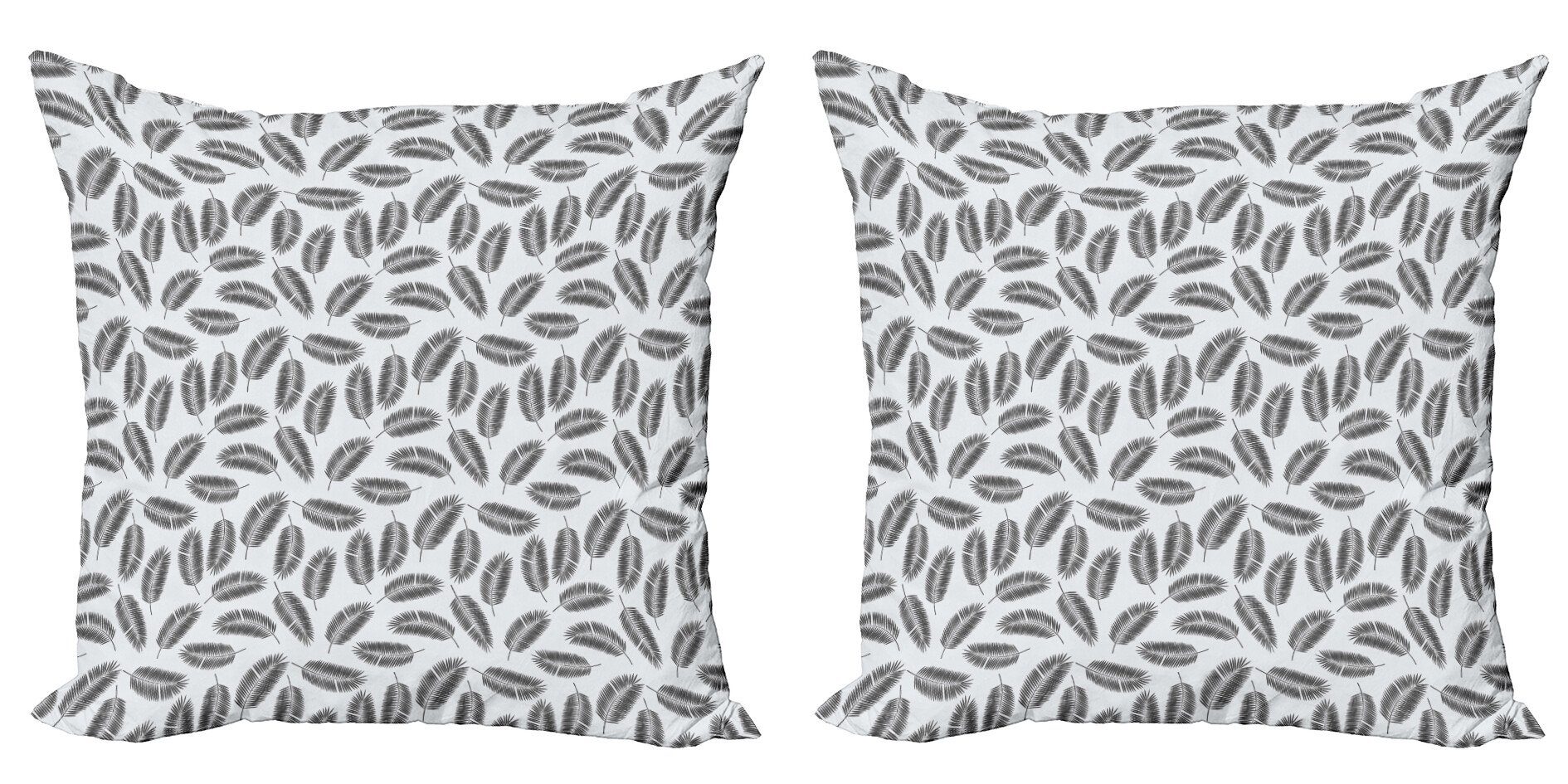 Doppelseitiger Kissenbezüge Leaves Accent Abakuhaus Modern (2 Digitaldruck, Banana Palm Stück), Tree Tropisch