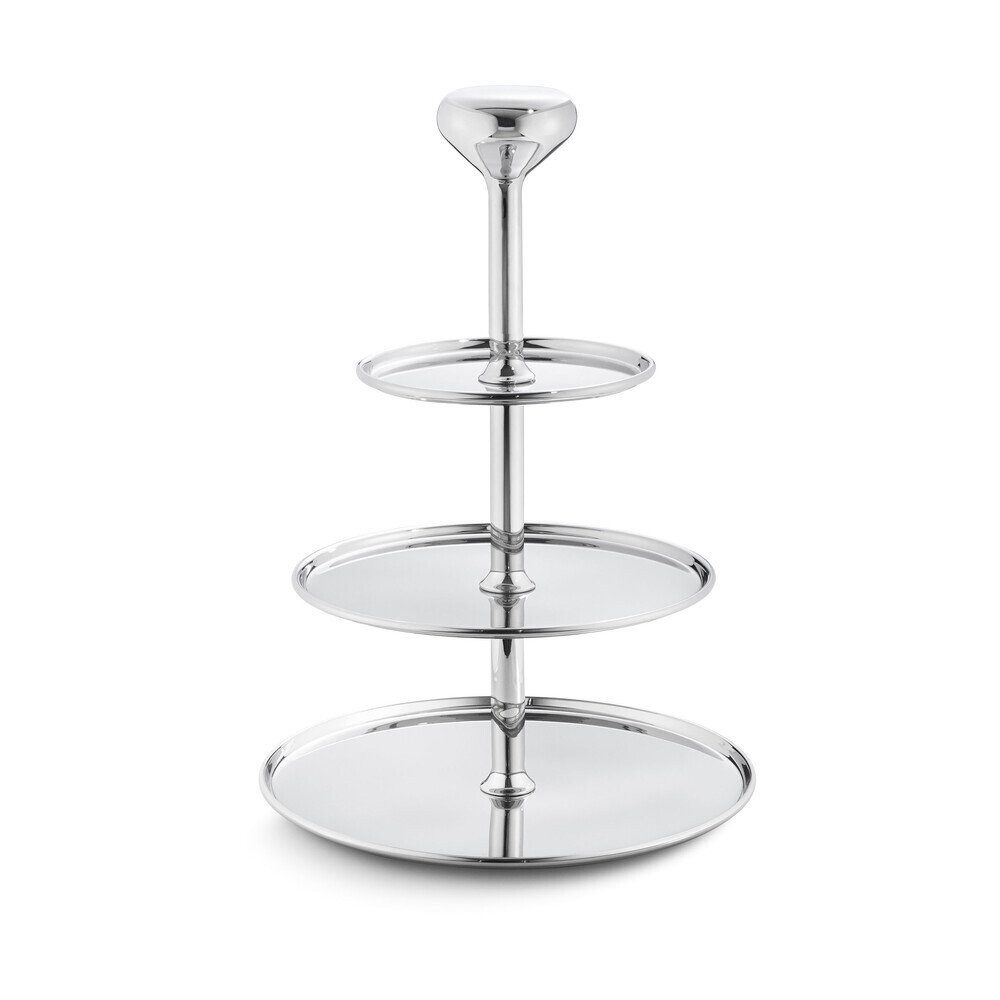 Georg Jensen Etagere Alfredo Etagere 30 cm edelstahl, Edelstahl, (1-tlg), Alfredo Etagere