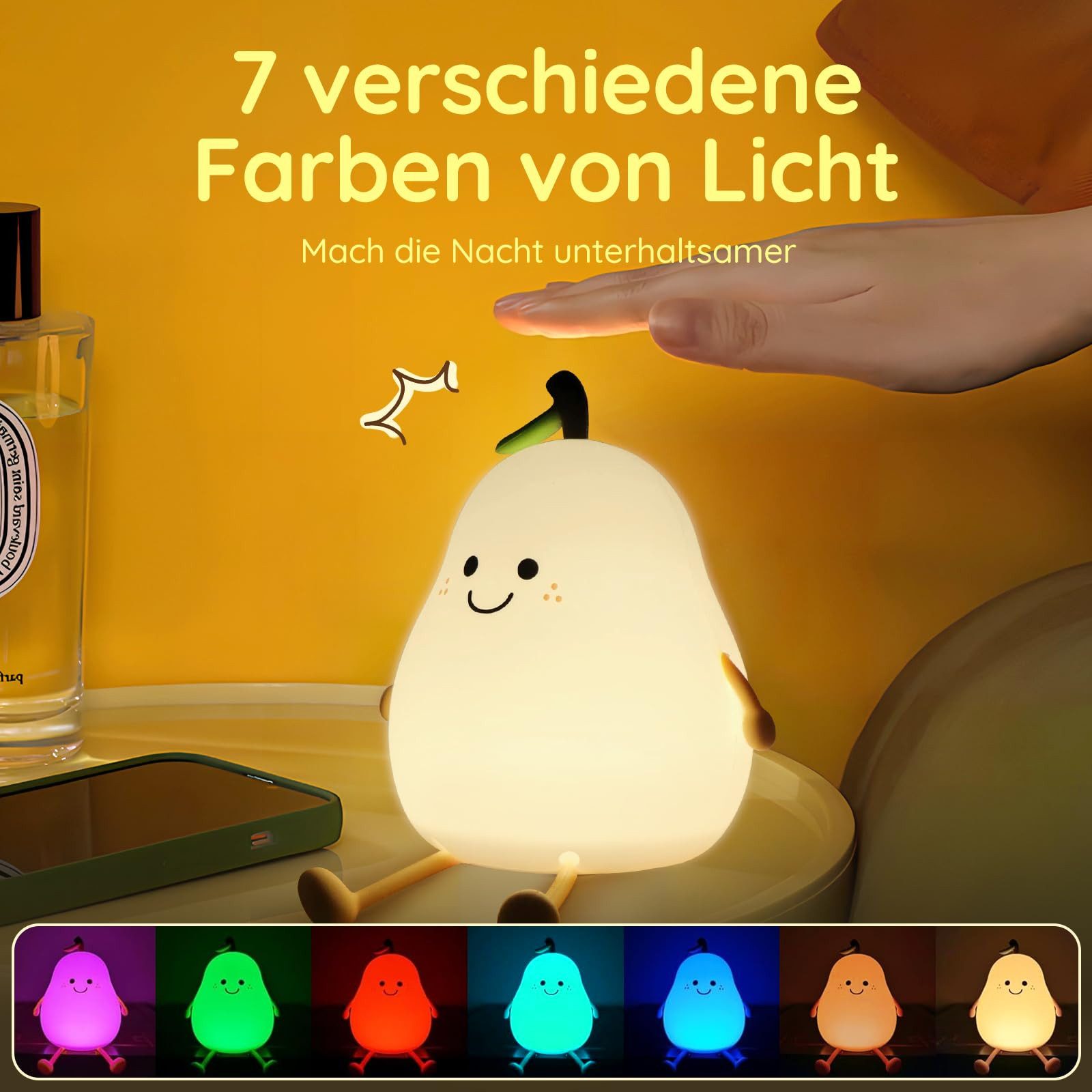 BlingBin LED Nachtlicht Silikon Nachtlicht Kinder, günstig online kaufen