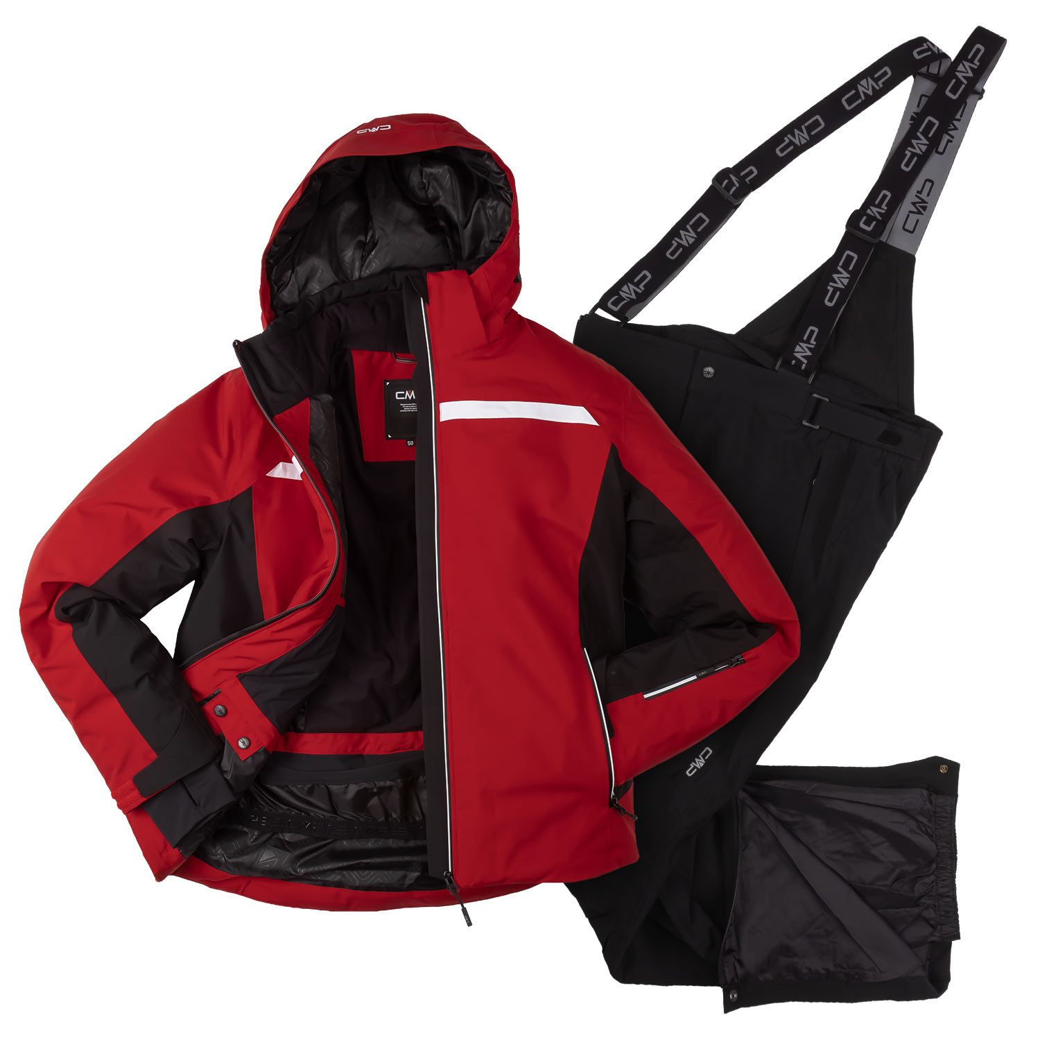 CMP Skianzug Herren Skijacke + Skihose, wasserdicht - winddicht - atmungsaktiv - mit Schneefang