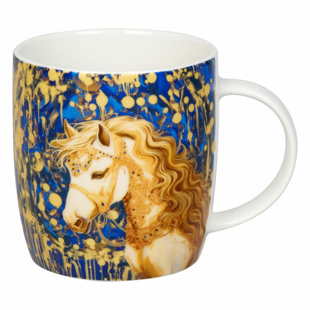 Könitz Becher Arty Animals - Klimts Horse, 400 ml, New Bone China