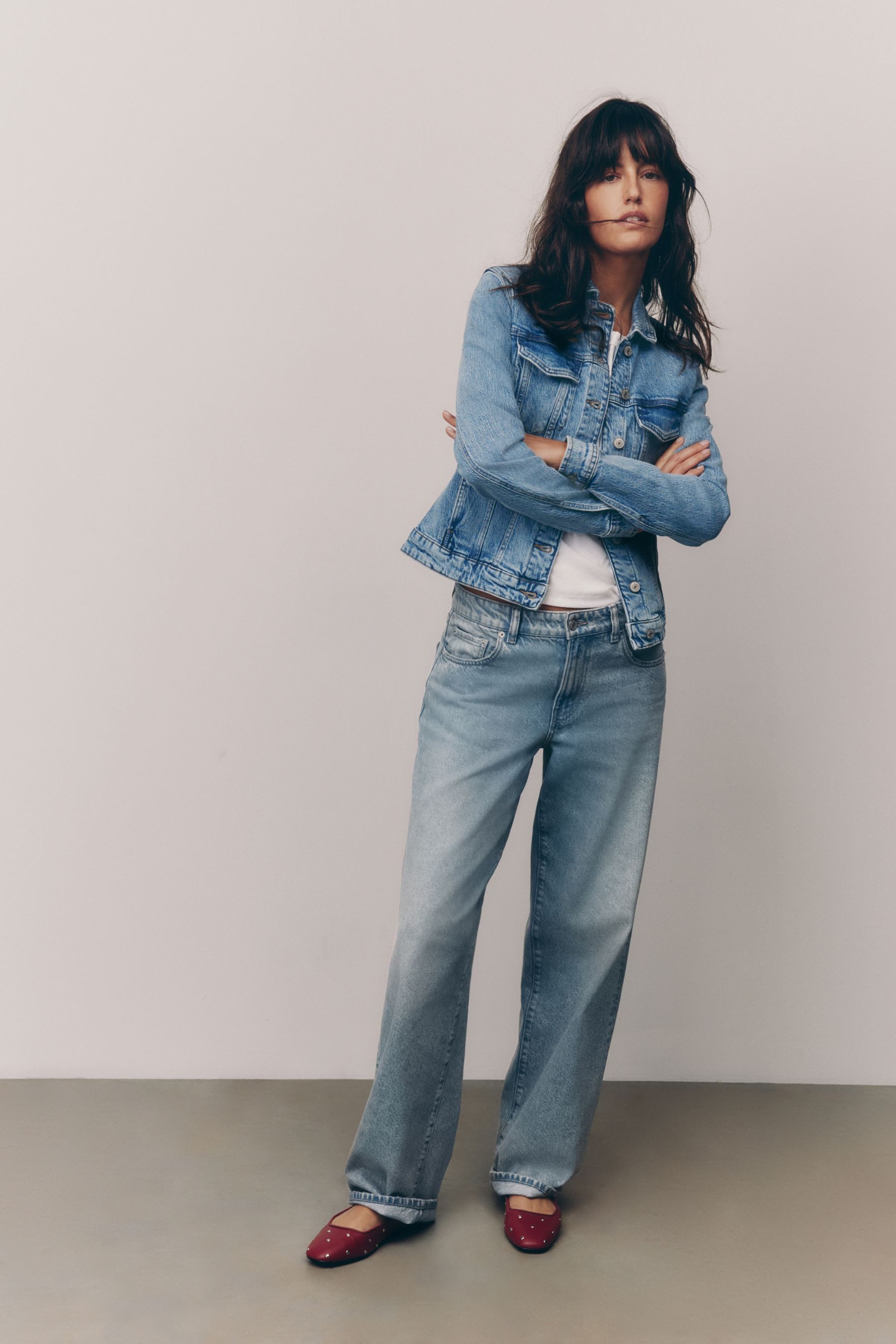 Next Jeansjacke Figurbetonte Jeansjacke (1-St)