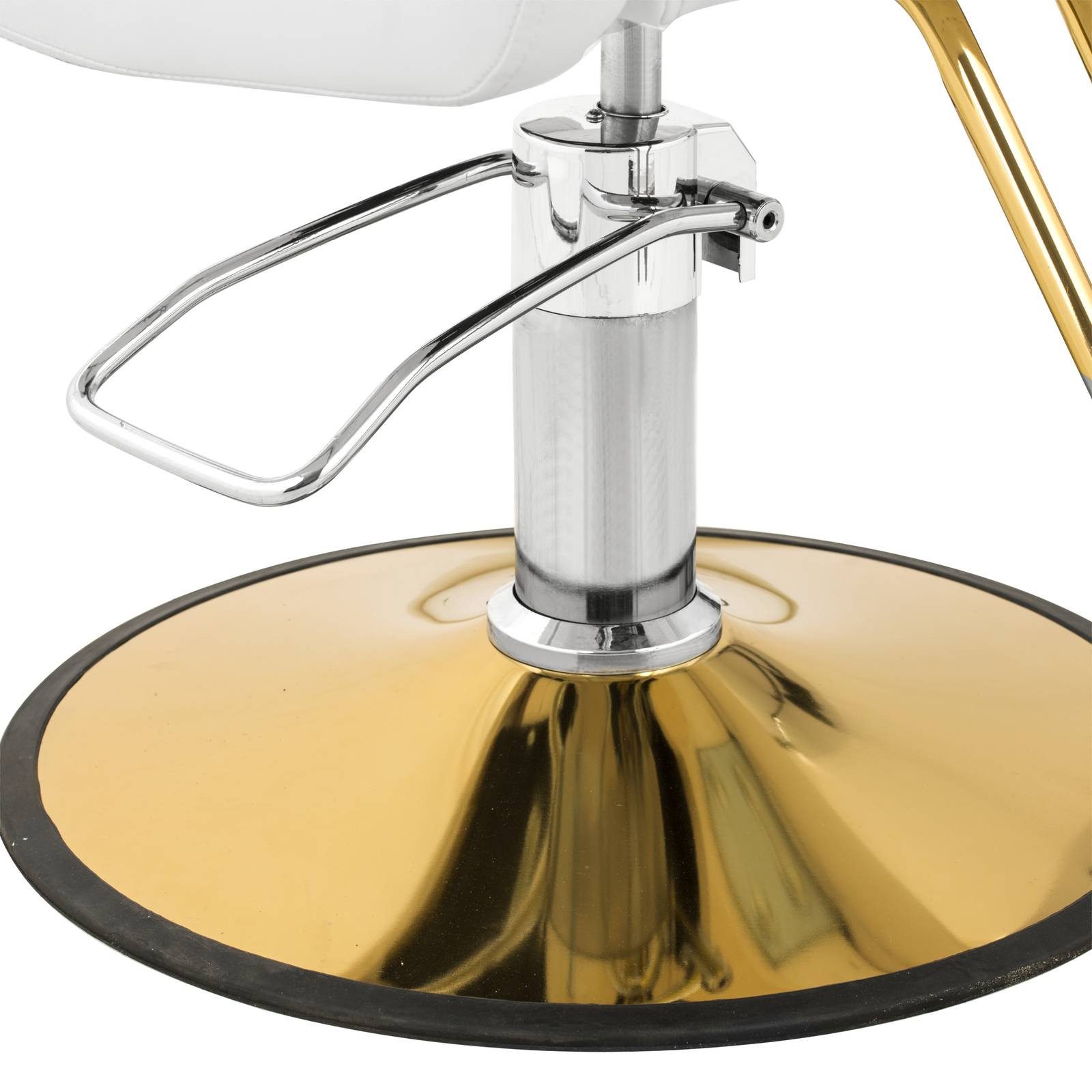 Physa Armlehnstuhl Friseurstuhl Barton Weiß Barberstuhl Friseursessel höhenverstellbar, Weiß – Bild 2 von 5