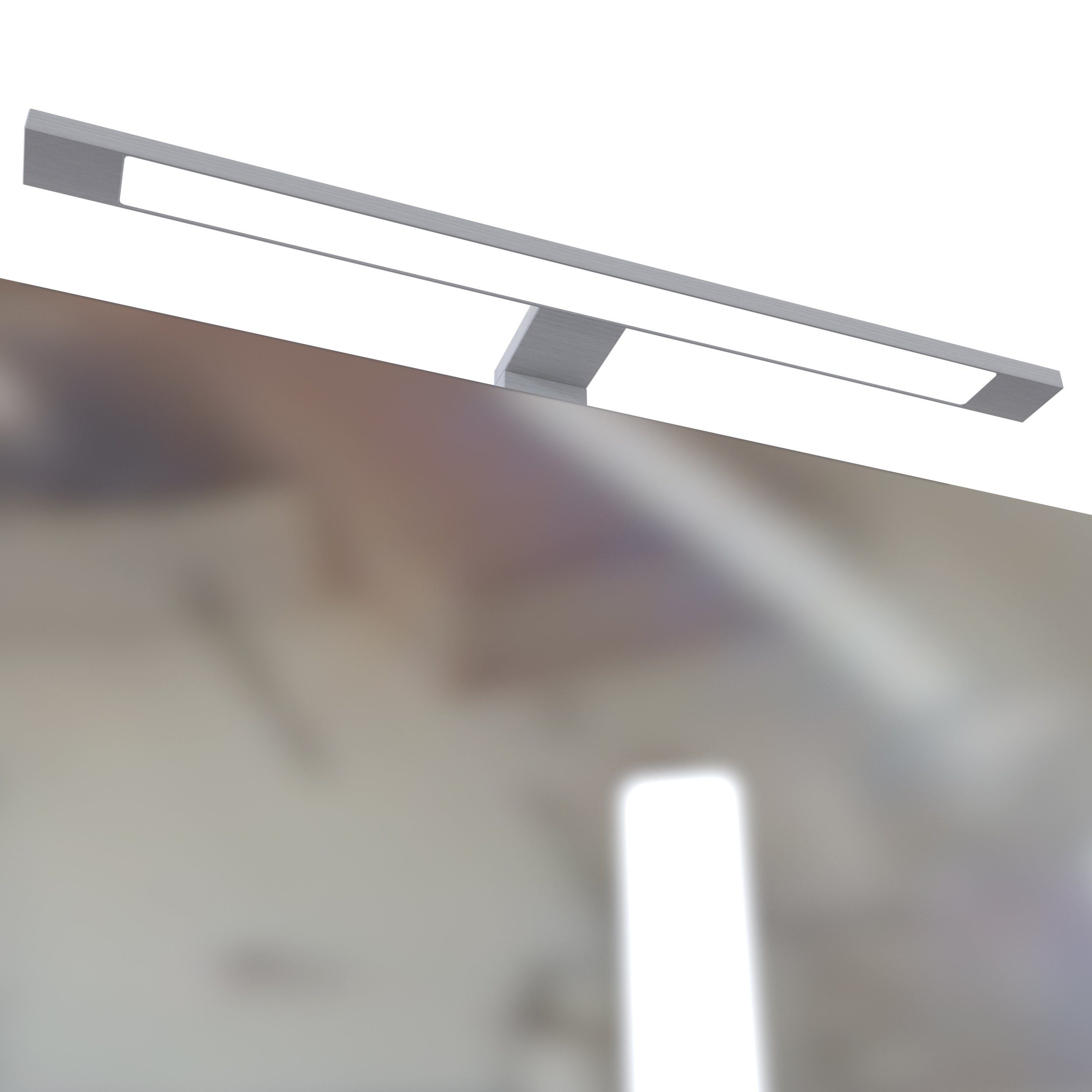 HELD MÖBEL Badmöbel-Set Waschtisch-Set Davos 60 cm Wotaneiche/Wotaneiche