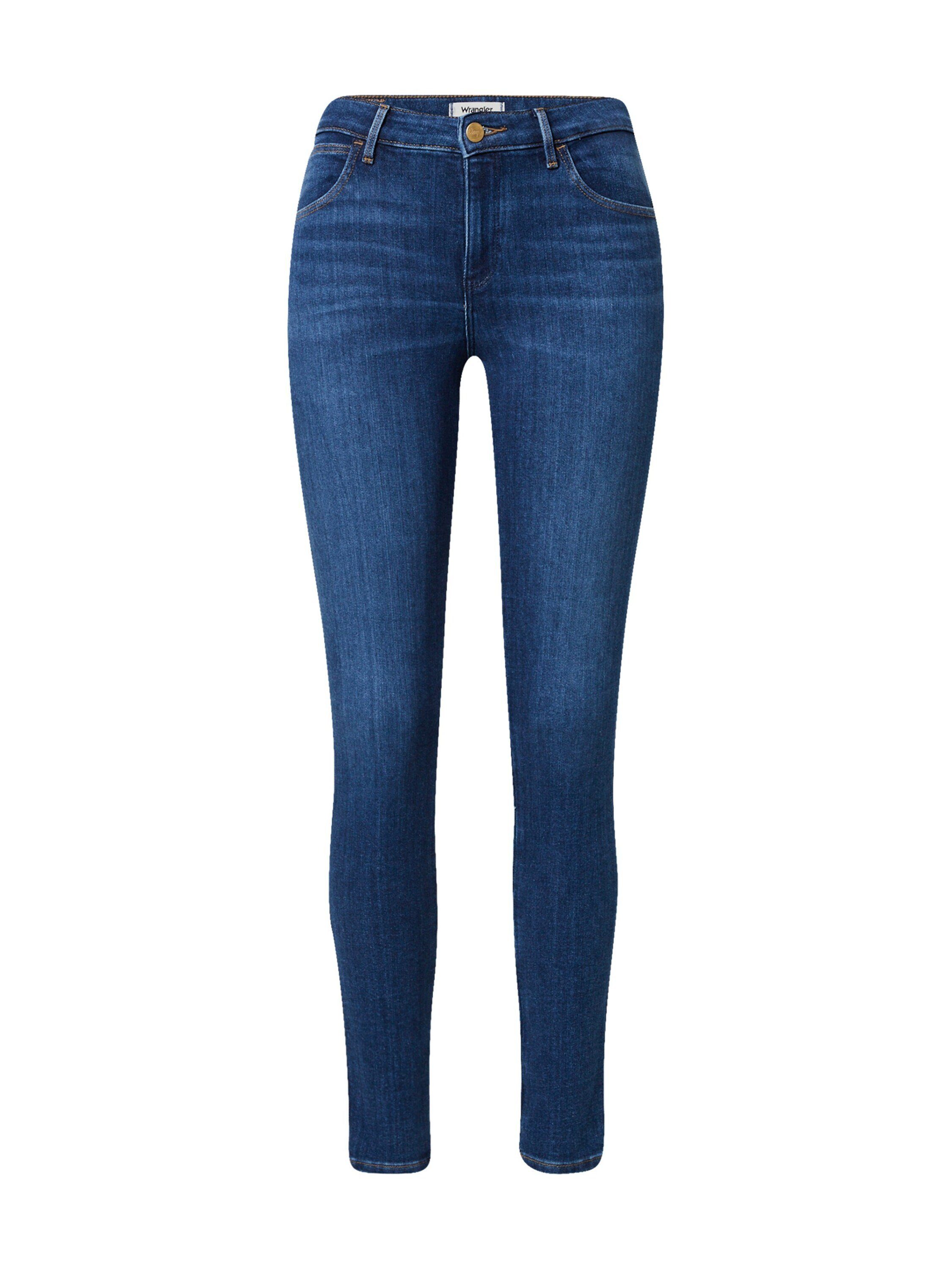 Details Wrangler 7/8-Jeans (1-tlg) Plain/ohne
