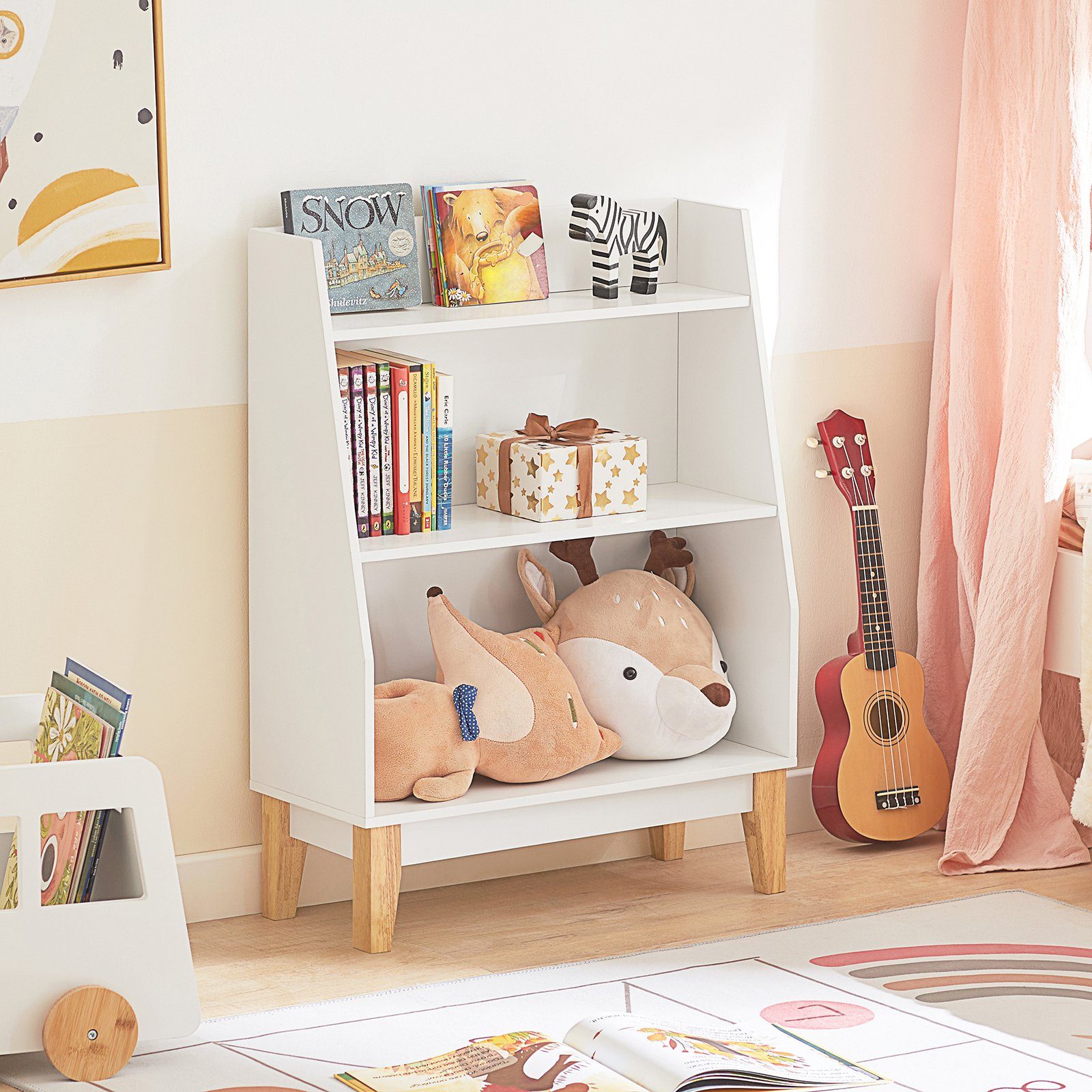 SoBuy Bücherregal KMB47, Kinderregal mit 3 günstig online kaufen