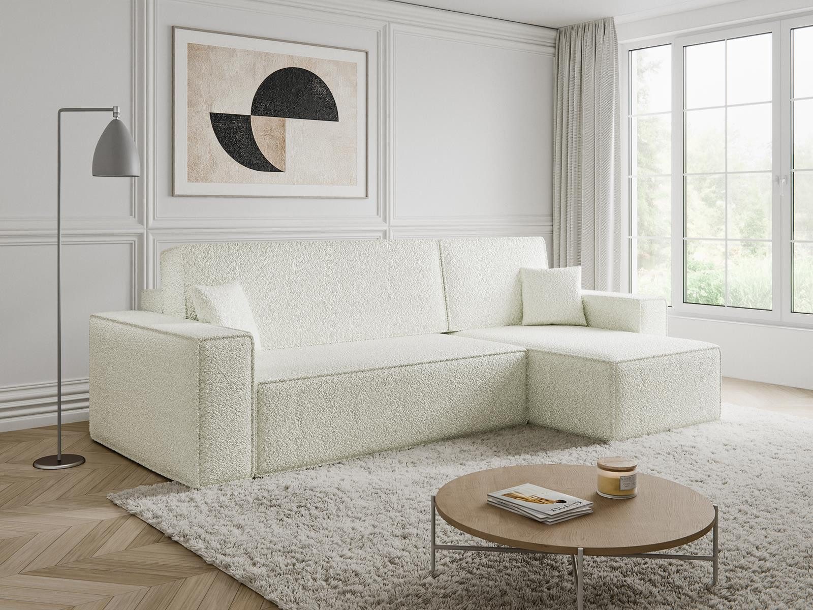 Compleo Ecksofa TOKYO, L-form Ecke, mit universelle Ottomane und Schlaffunk günstig online kaufen