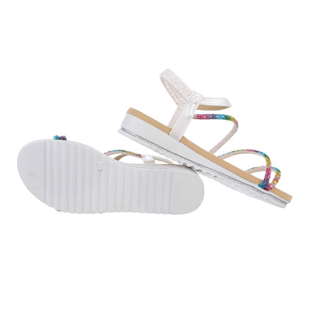 Ital-Design Damen Freizeit Riemchensandalette (85960183) Keilabsatz/Wedge günstig online kaufen
