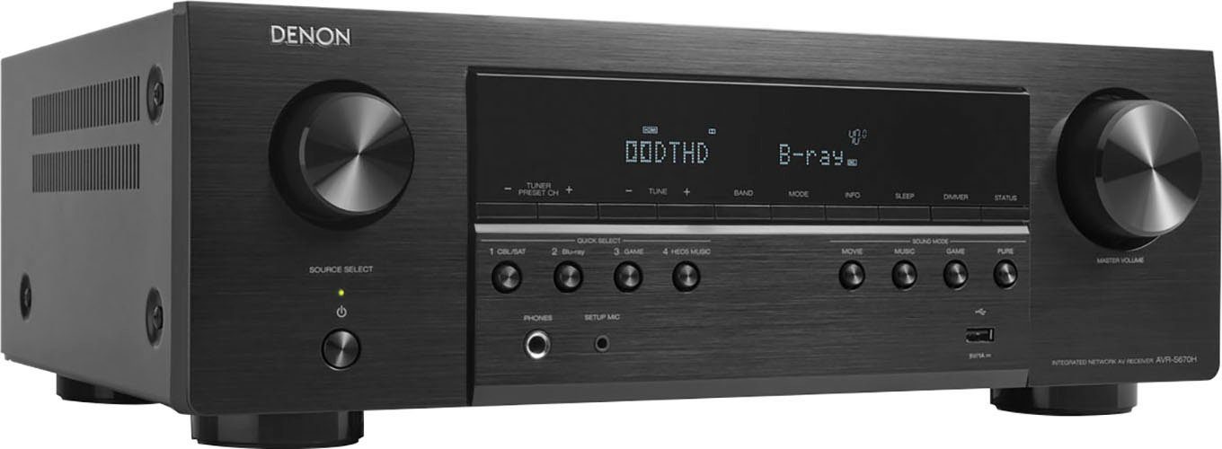Denon AVR-S670H AV-Receiver 5.2 (Bluetooth, LAN (Ethernet), WLAN)