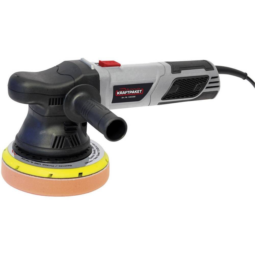 Dino KRAFTPAKET Polishing Machine Eccentric Polisher 900 W 640301, Stepless speed control