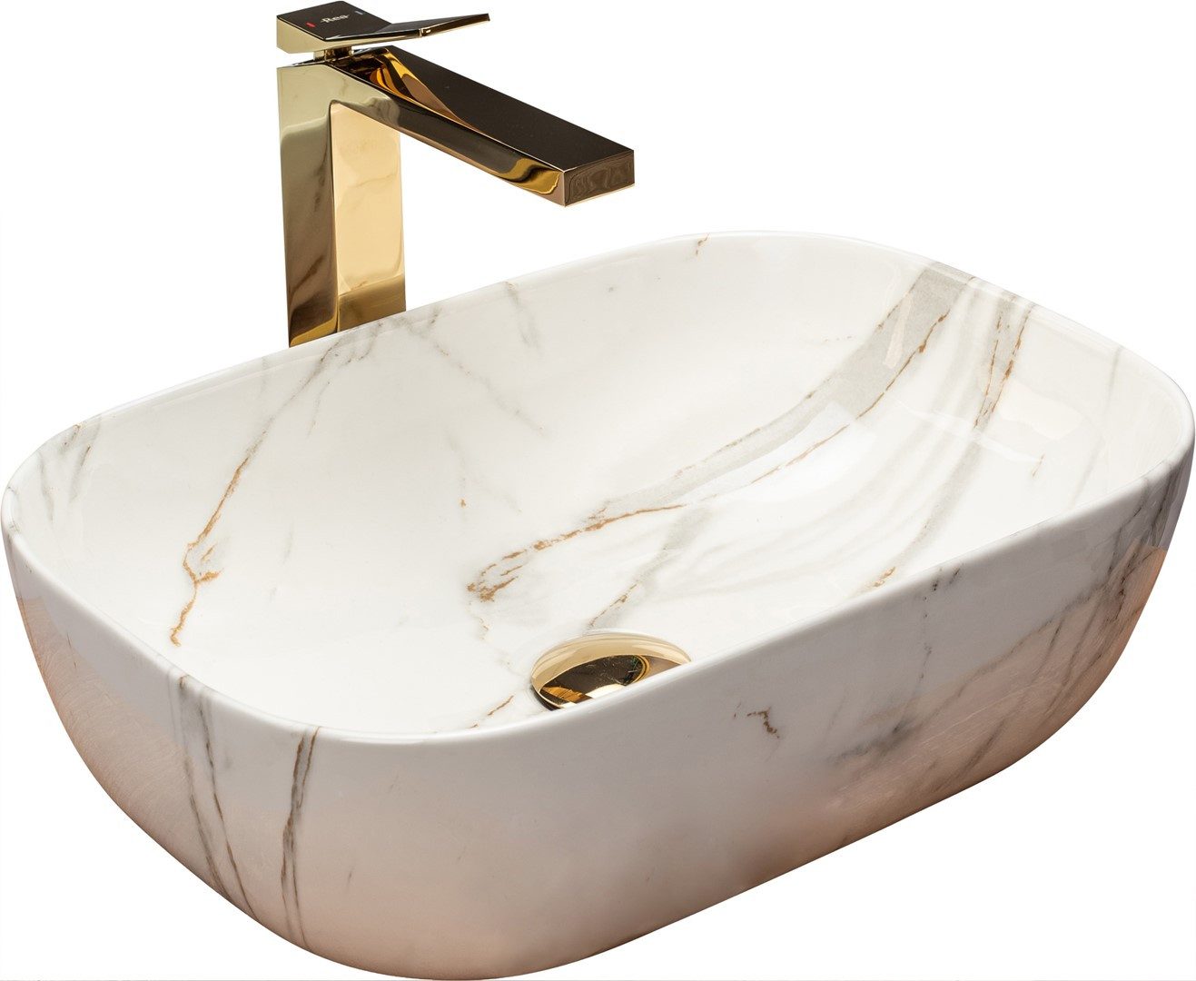 GTM Design Aufsatzwaschbecken BELINDA Modern Waschbeckenm günstig online kaufen