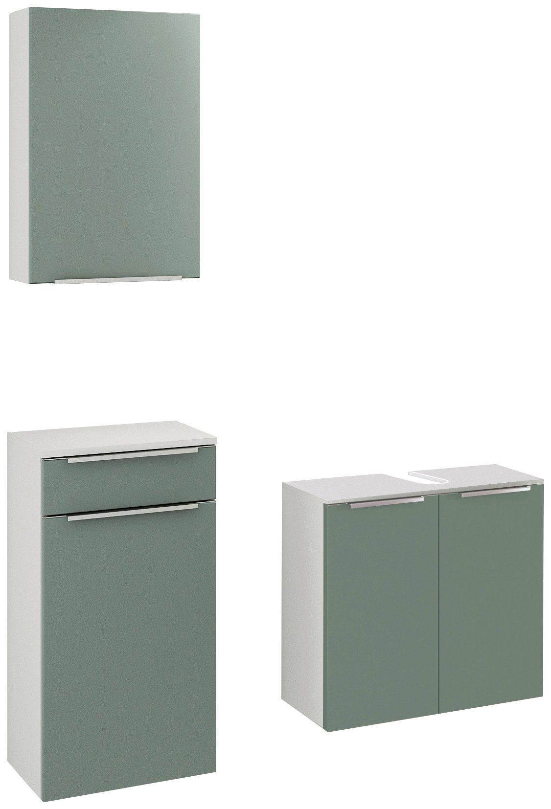 welltime Badmöbel-Set Matera, (3-St), mit Softclose-Funktion