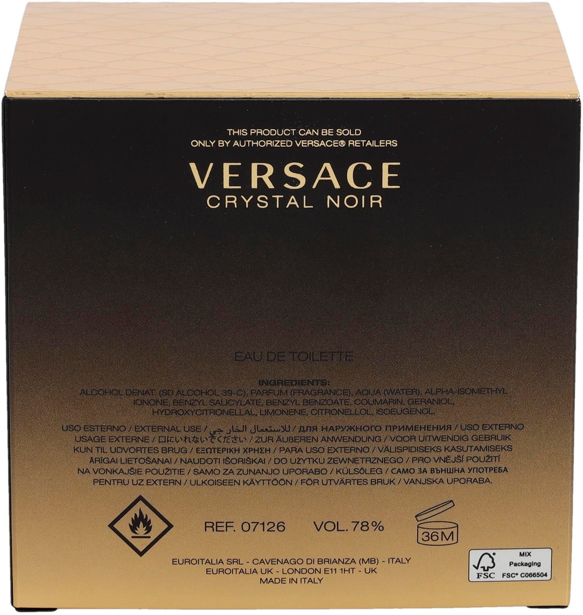 Versace Eau de Toilette Bright Noir Crystal