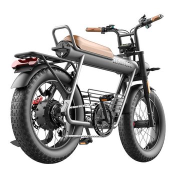 DOTMALL E-Bike COSWHEEL CT20 MTB 20*5,0 Zoll All-Terrain-Fettreifen, 48V 25A Akku