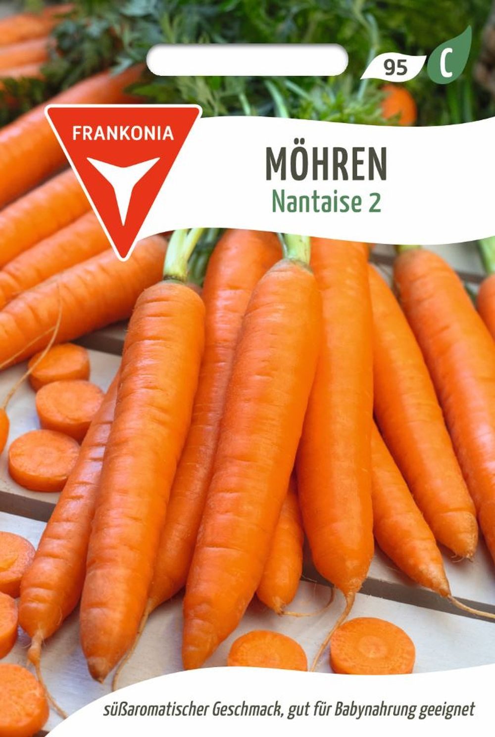 FRANKONIA Gemüsesamen Möhre, Nantaise 2 - Möhren-Samen Saatgut Samen, Daucus carota