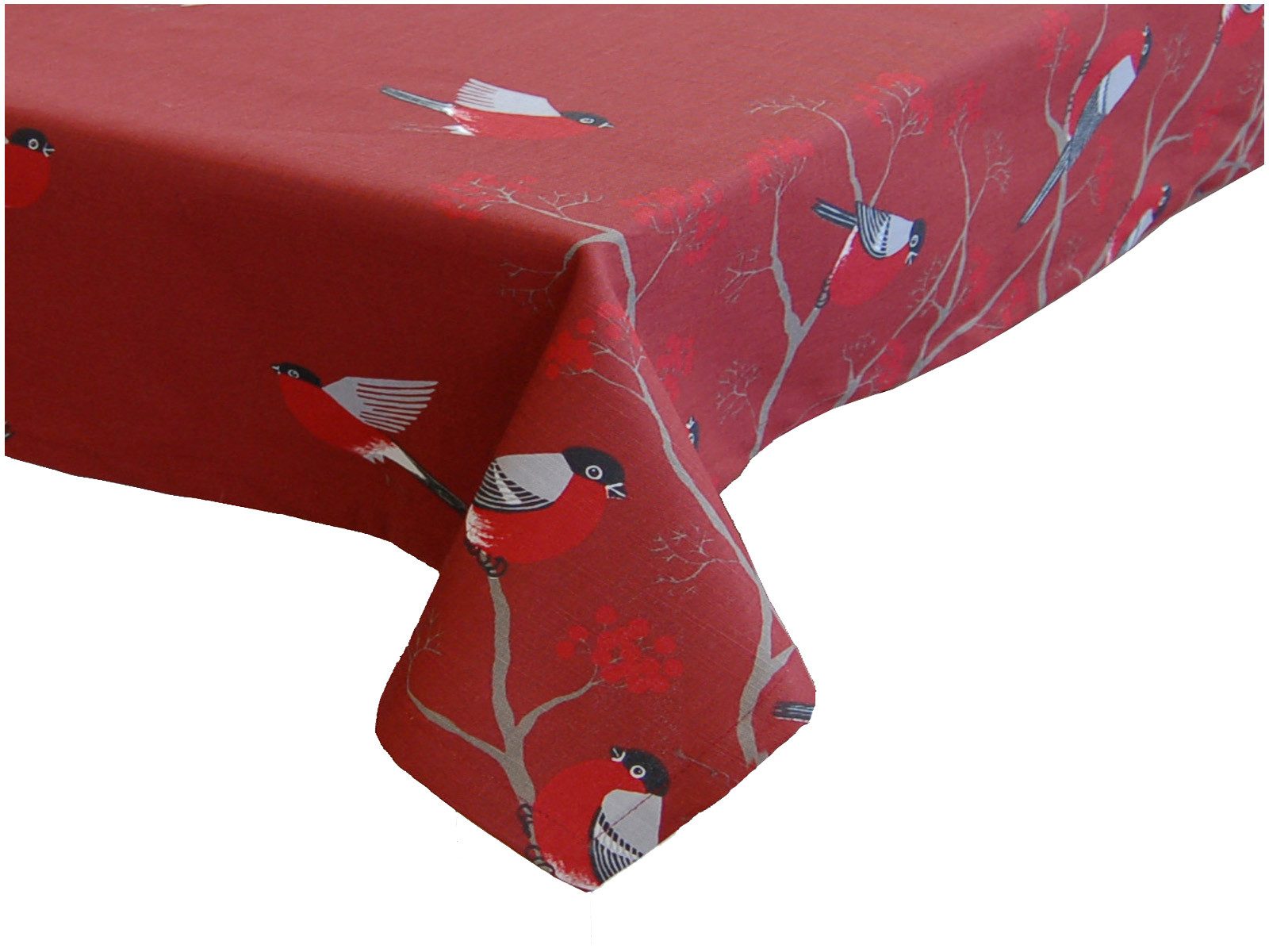 Tischdecke Beeren Vögel